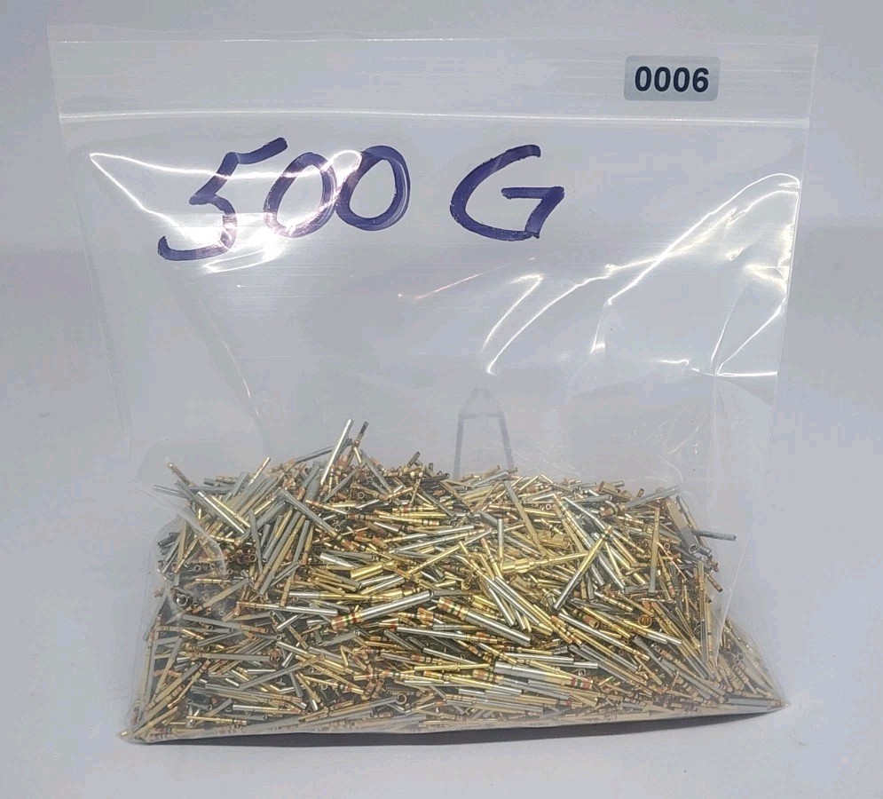 500 grams Mil-Spec Gold Plated Pins & Sockets Unused  Gold Recovery 