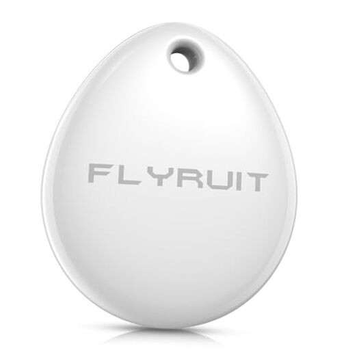 1 Pack Air Tracker Tags for Apple Find My (iOS Only), Official MFi 1 Pack White