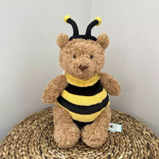 Bartholomew Bear Bumblebee Spring Bee Costume Jelly Plush Toy with Dust Bag