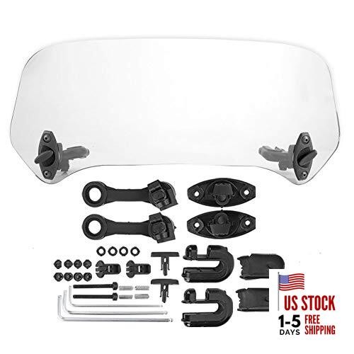 for Motorcycle Windshield Extension Clips  Universal Transparent small