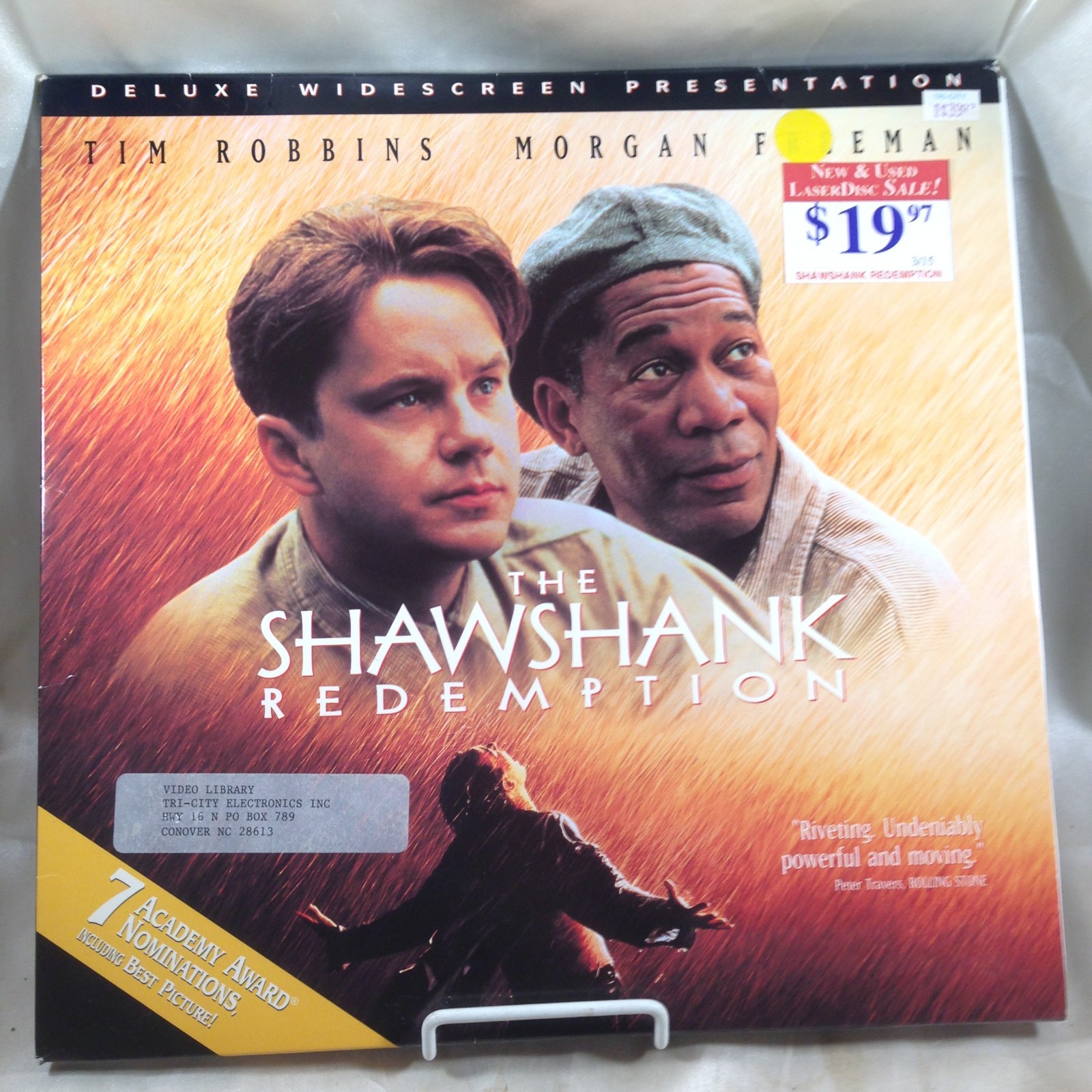 Laserdisc Video The Shawshank Redemption Tim Robbins Morgan Freeman