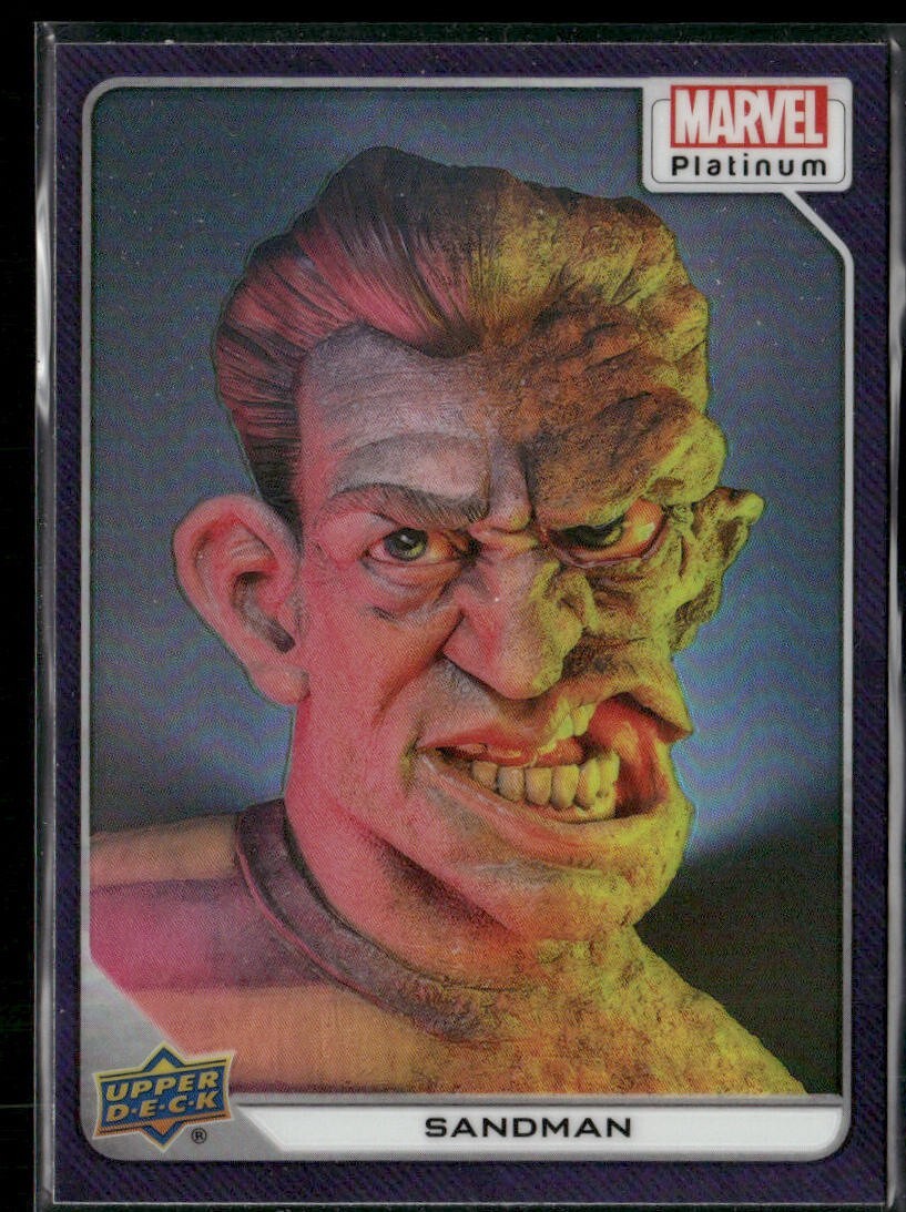2023 Upper Deck Marvel Platinum Purple Rainbow #3 - Sandman