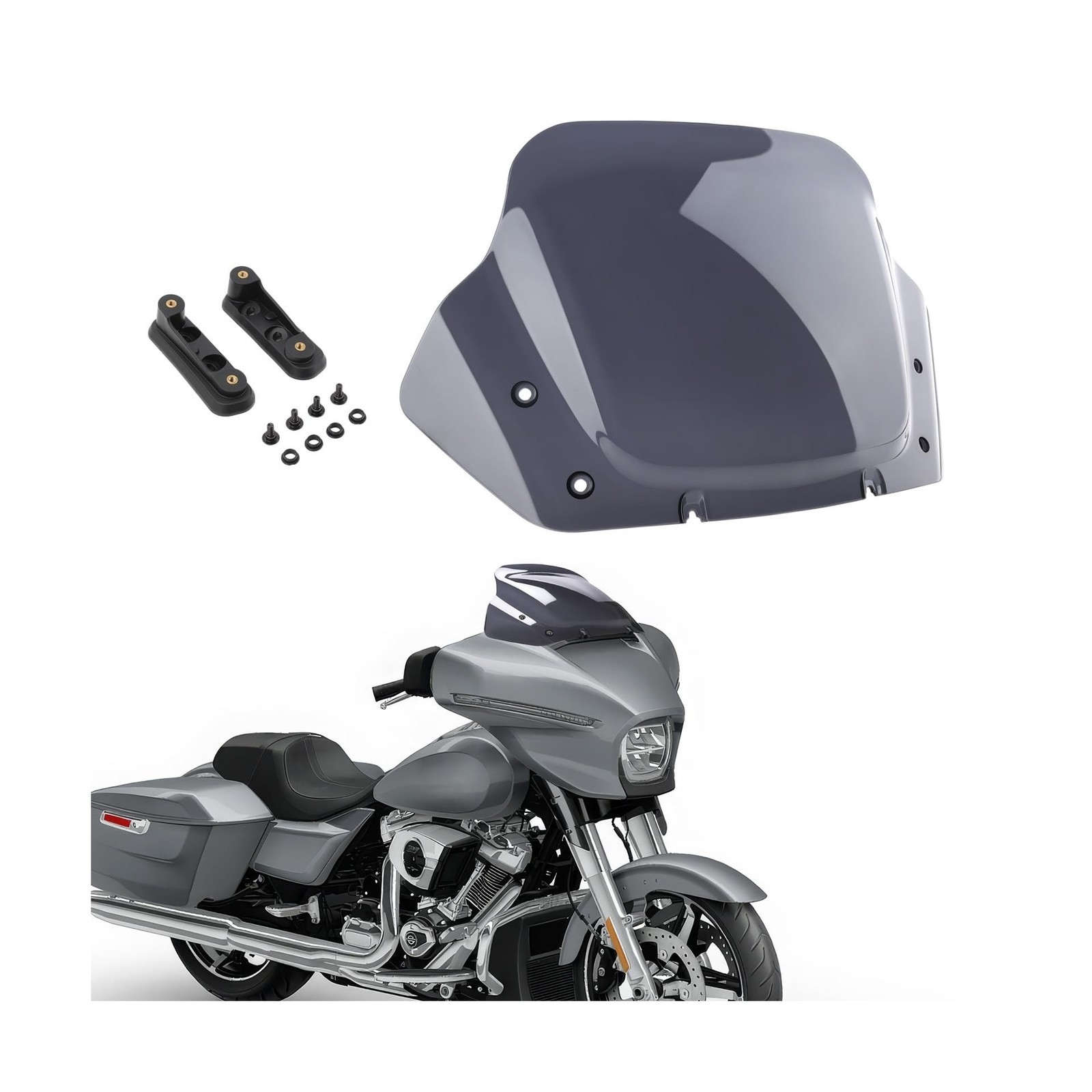 14" Windshield for Harley Street Glide CVO FLHXSE 2023-2024 Wind Shield Winds...