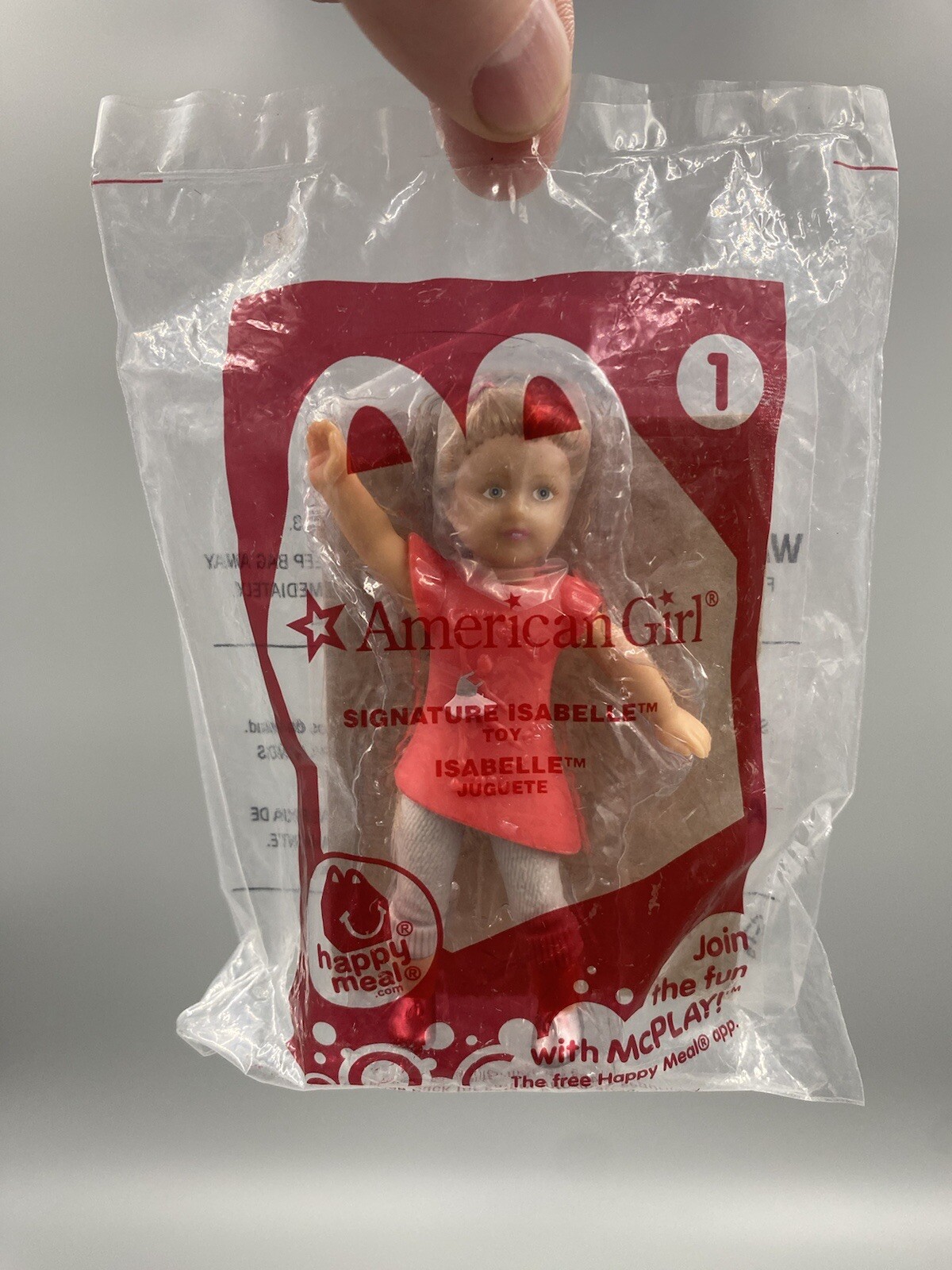 2014 McDonalds American Girl Doll #1 Signature Isabelle SEALED