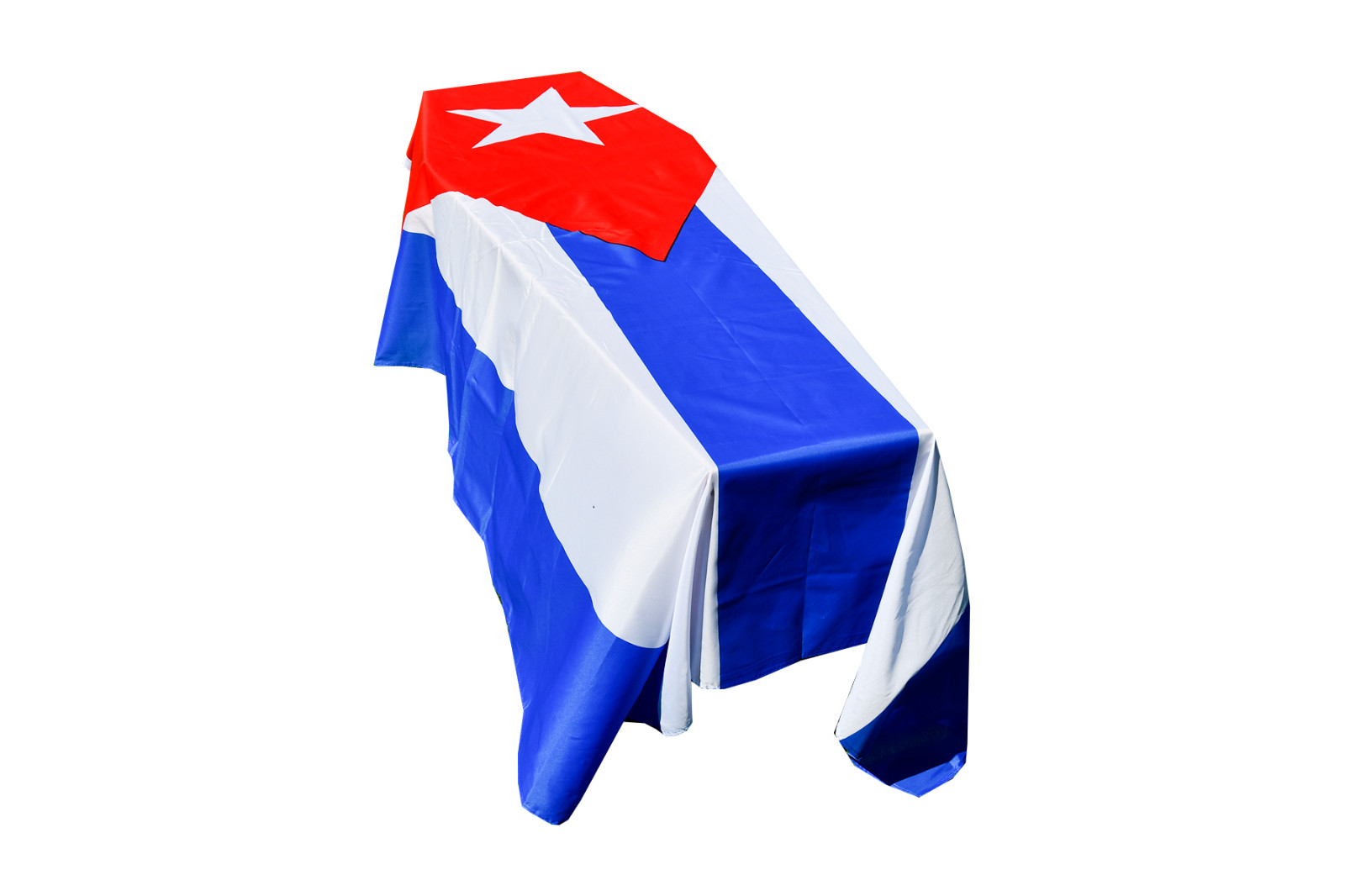 Cuba Flag Coffin Drape - Quick Dispatch