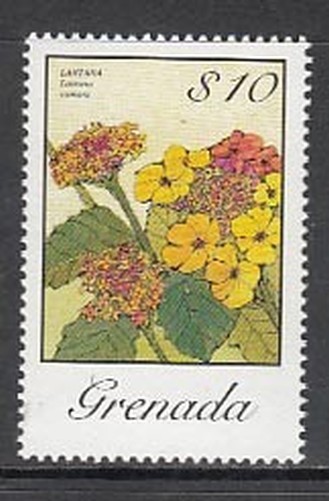 Grenada - Mail 1985 Yvert 1286 ** Mnh Flowers