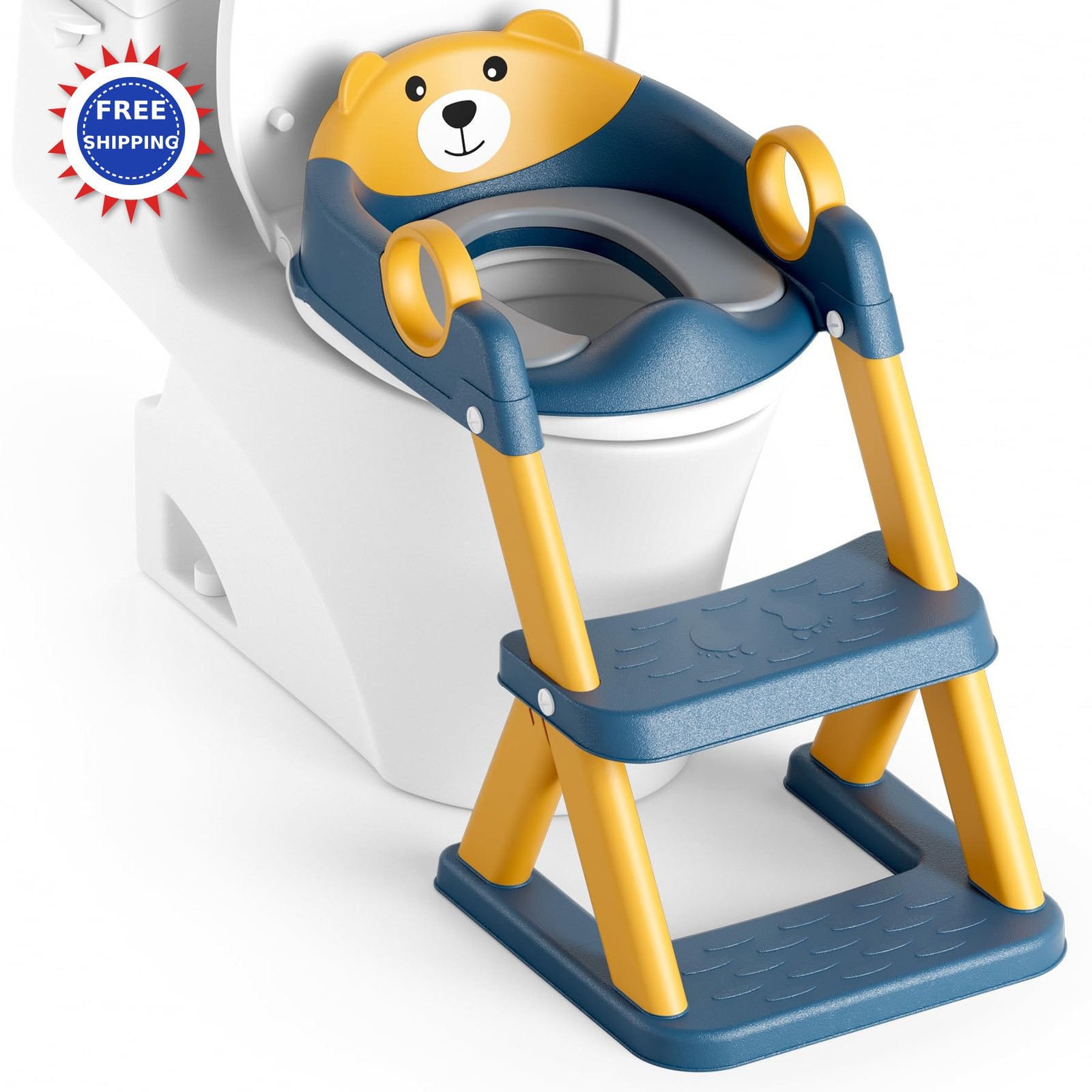 Toddler Toilet Seat 2 in 1 Potty Training Boys Girls Splash Guard Rabb Upgrade