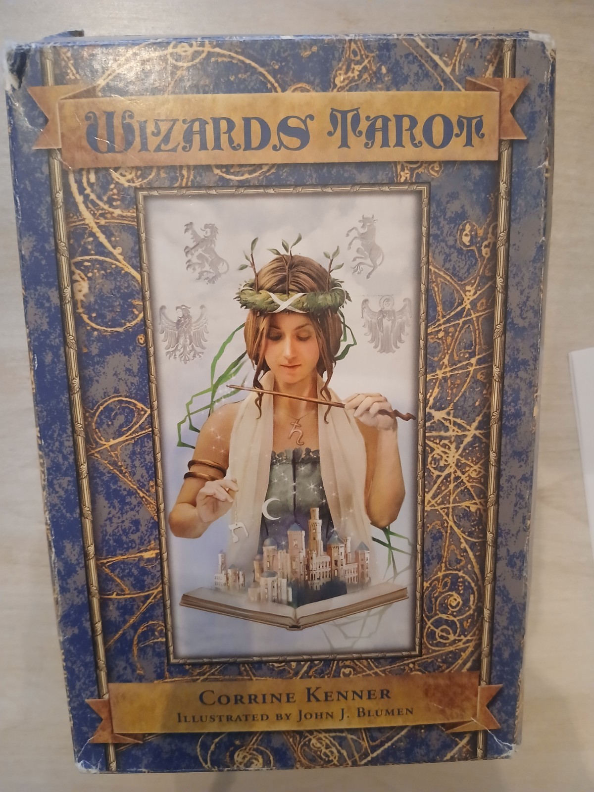 Wizards Tarot ~ 78 Card Deck & Handbook Set By Corrine Kenner ~ OUT OF PRINT