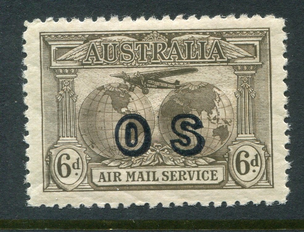 Australia #CO1 Airplane Official 5 P. [Mint Hinged]