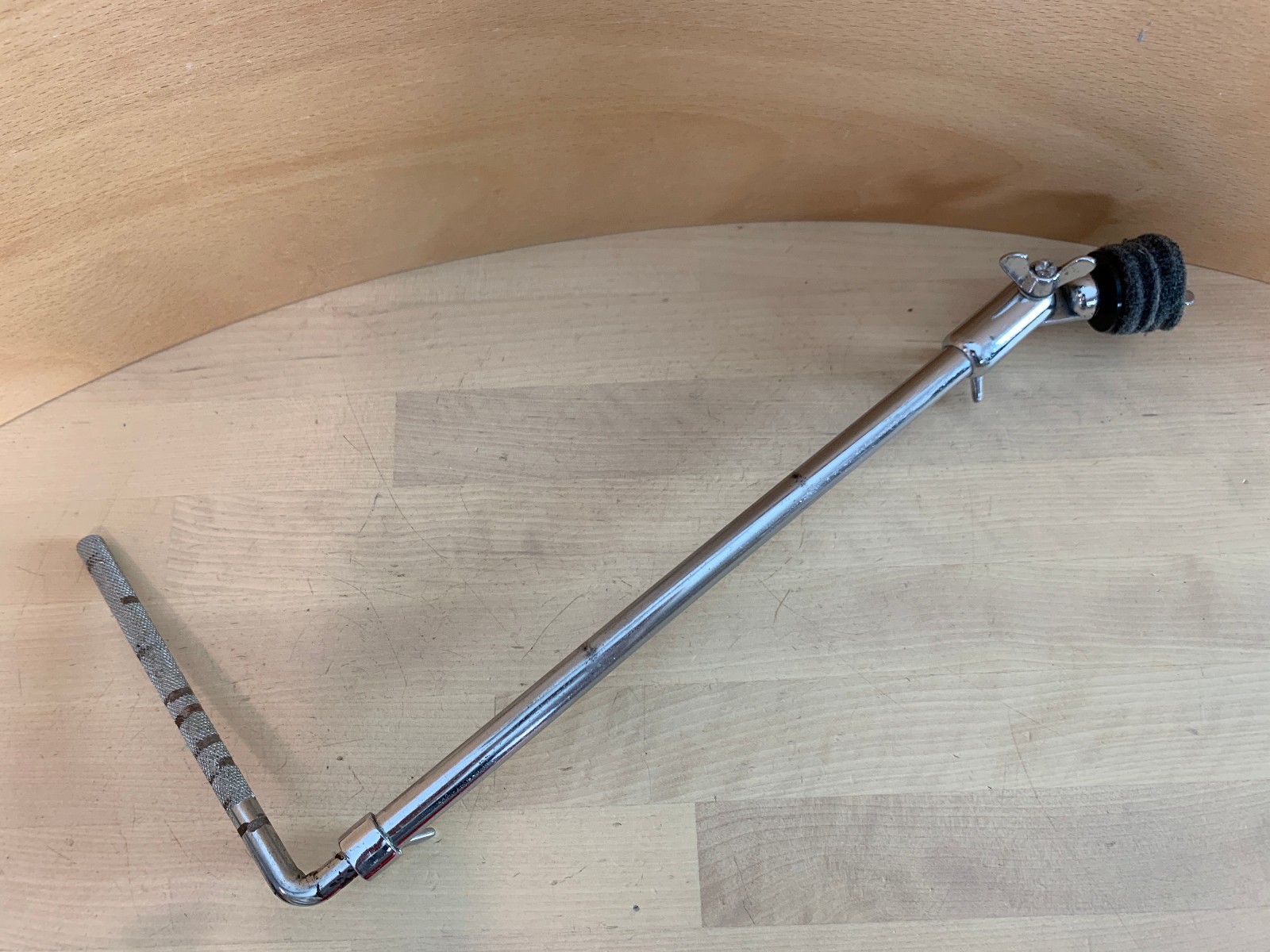 STAR Pearl Cymbal L-Arm Mount Holder Part 60s 70s Vtg 3/8-inch Diameter Japan