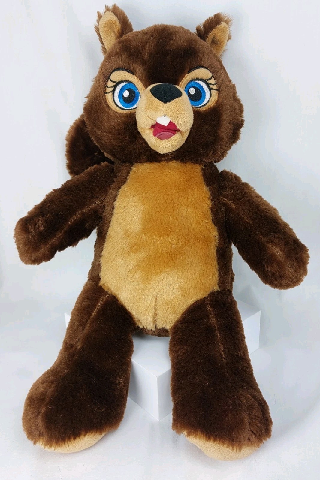 RARE Build A Bear Sammy The Squirrel Brown 16" Plush Stuffed Animal B.A.B BAB