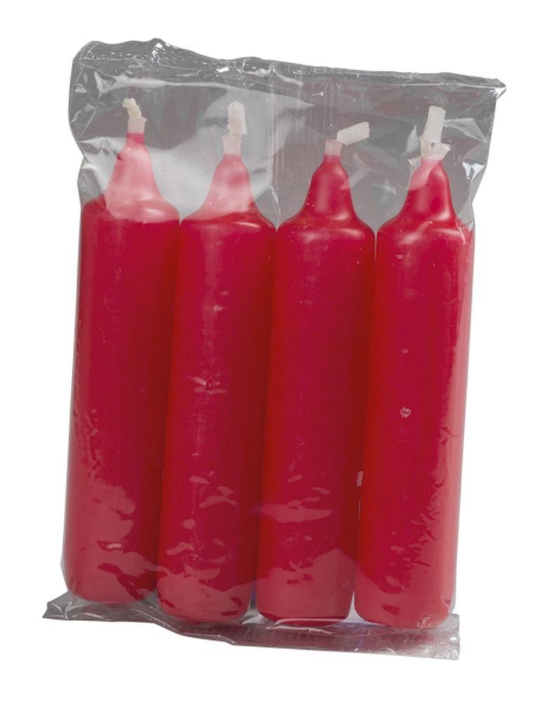 Advent Candles Red, IN 4er-Beutel for Wreath And Deco ( Hxo ) 4 1/8x0 7/8in New