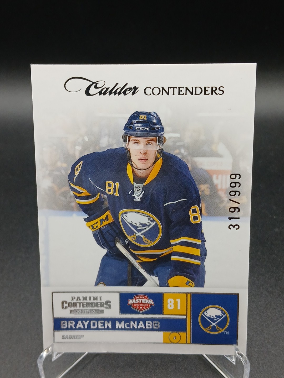 Brayden McNabb /999 SP Calder Contenders - NHL Buffalo Sabres