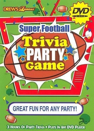 Drew's Famous Super Football Trivia Party Game [DVD] - - dvd - New