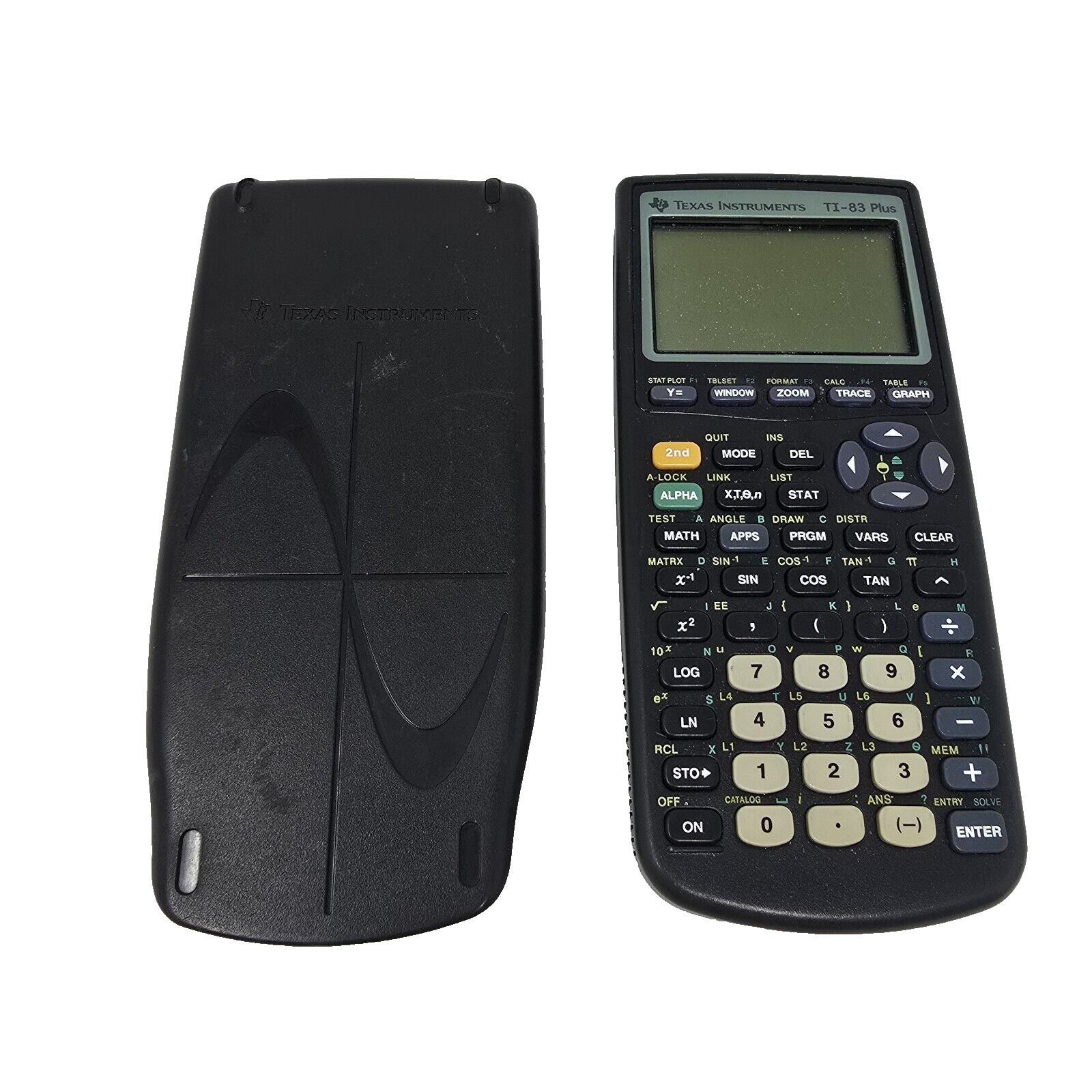 Texas Instruments TI-83 Plus Graphing Calculator w/ Cover For Parts Or Repair