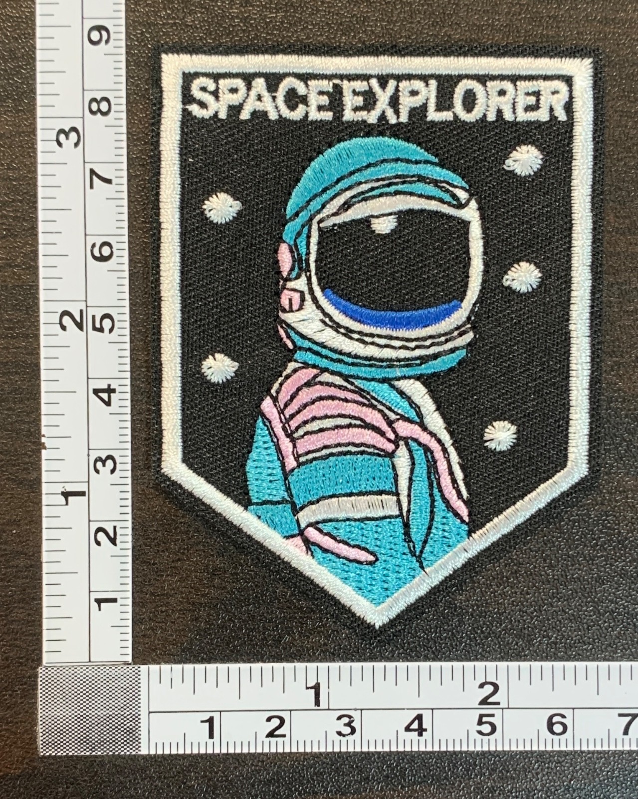 Space Explorer Embroidered Iron On Patch