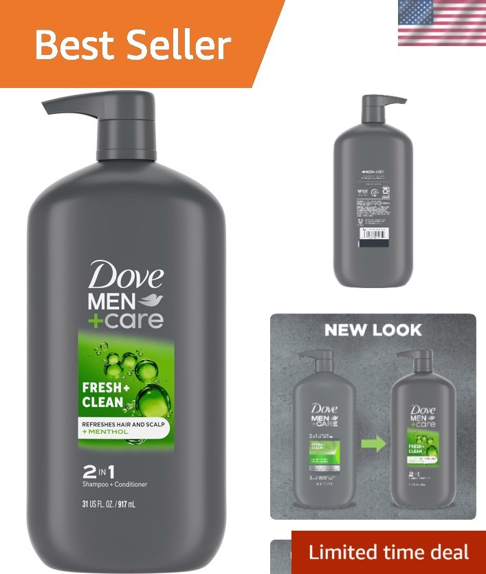Fresh & Clean 31 oz 2-in-1 Shampoo and Conditioner for Stronger, Healthier Hair