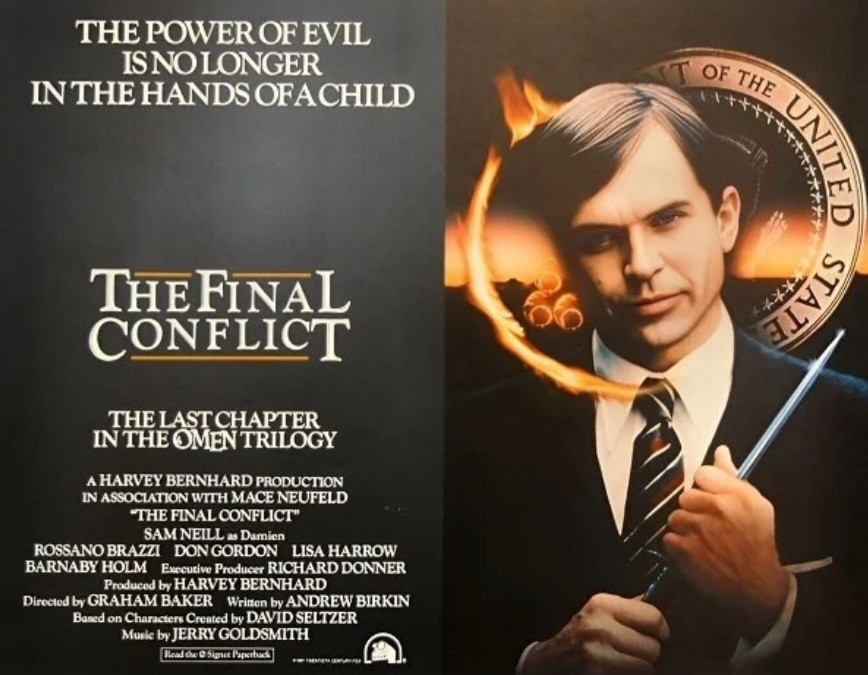 1981 "OMEN 3: THE FINAL CONFLICT" Sam Neil 35mm MOVIE THEATER NSS TRAILER