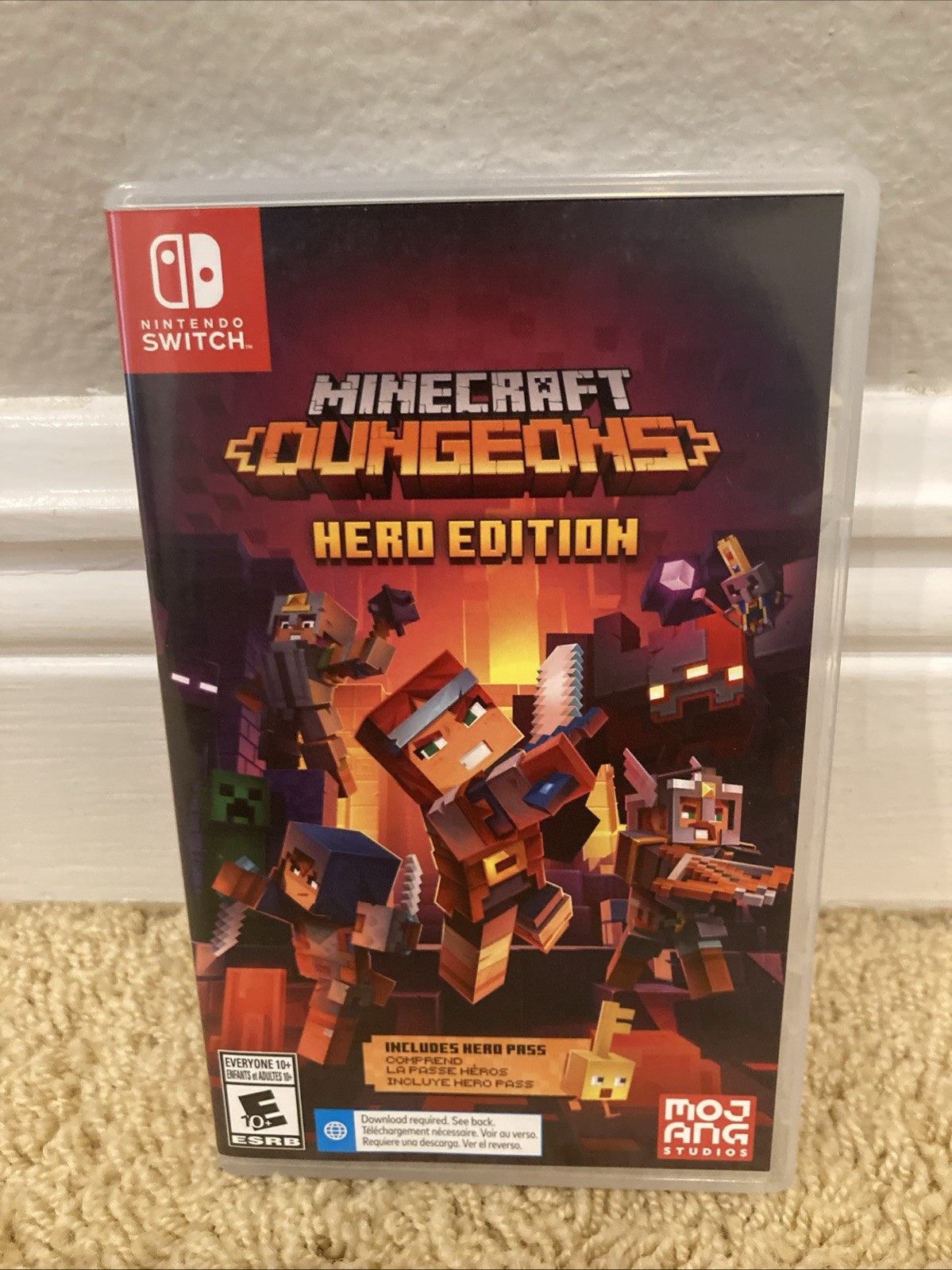 Minecraft Dungeons Ultimate Edition - Nintendo Switch /Case Only - No Game!