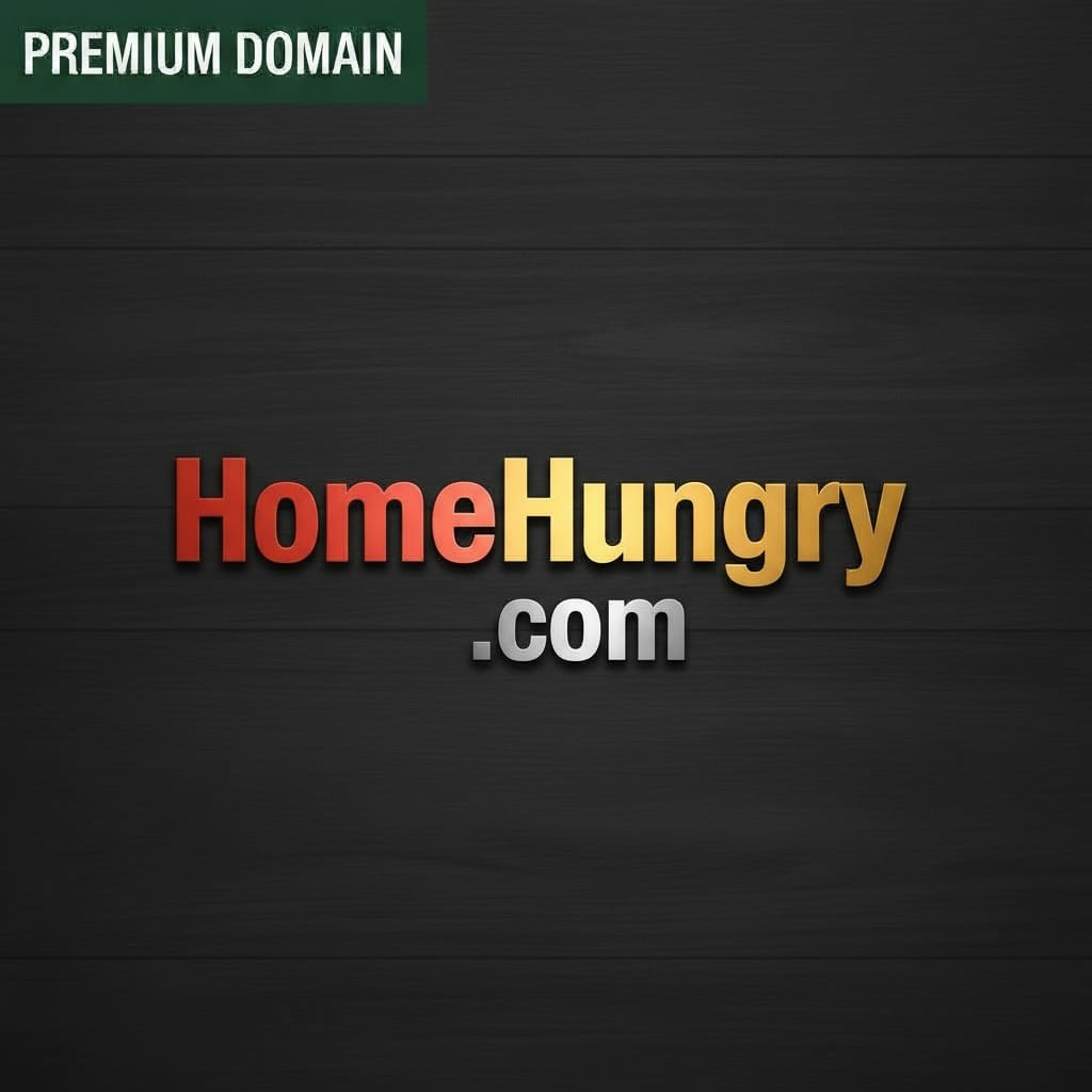 HomeHungry.com – PREMIUM Domain for Real Estate, Food delivery, Meal kit & Home
