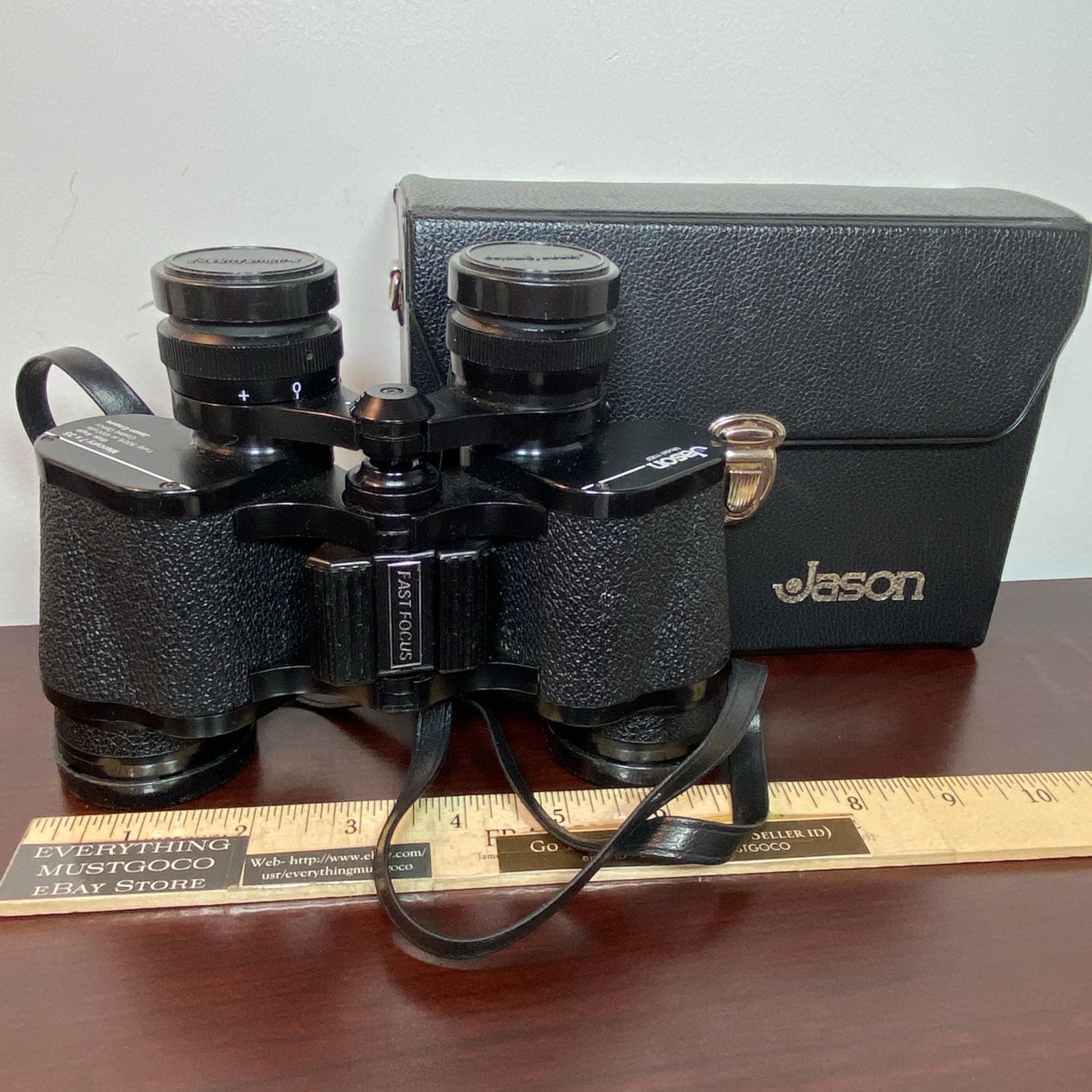 Jason Empire Model 1116F Mercury 7x35 binoculars w Carry Case EUC Good Condition