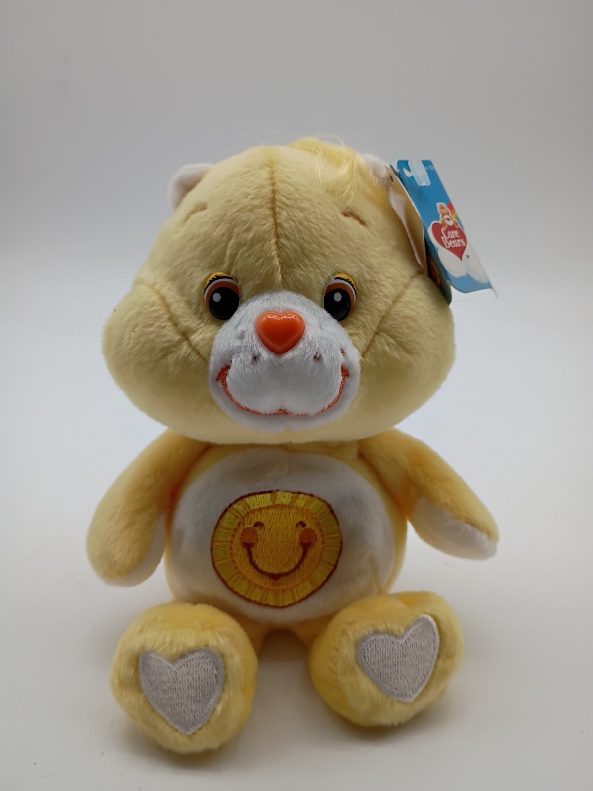 Funshine Care Bear Plush 8-inch 2002 Care Bears Yellow Sunshine