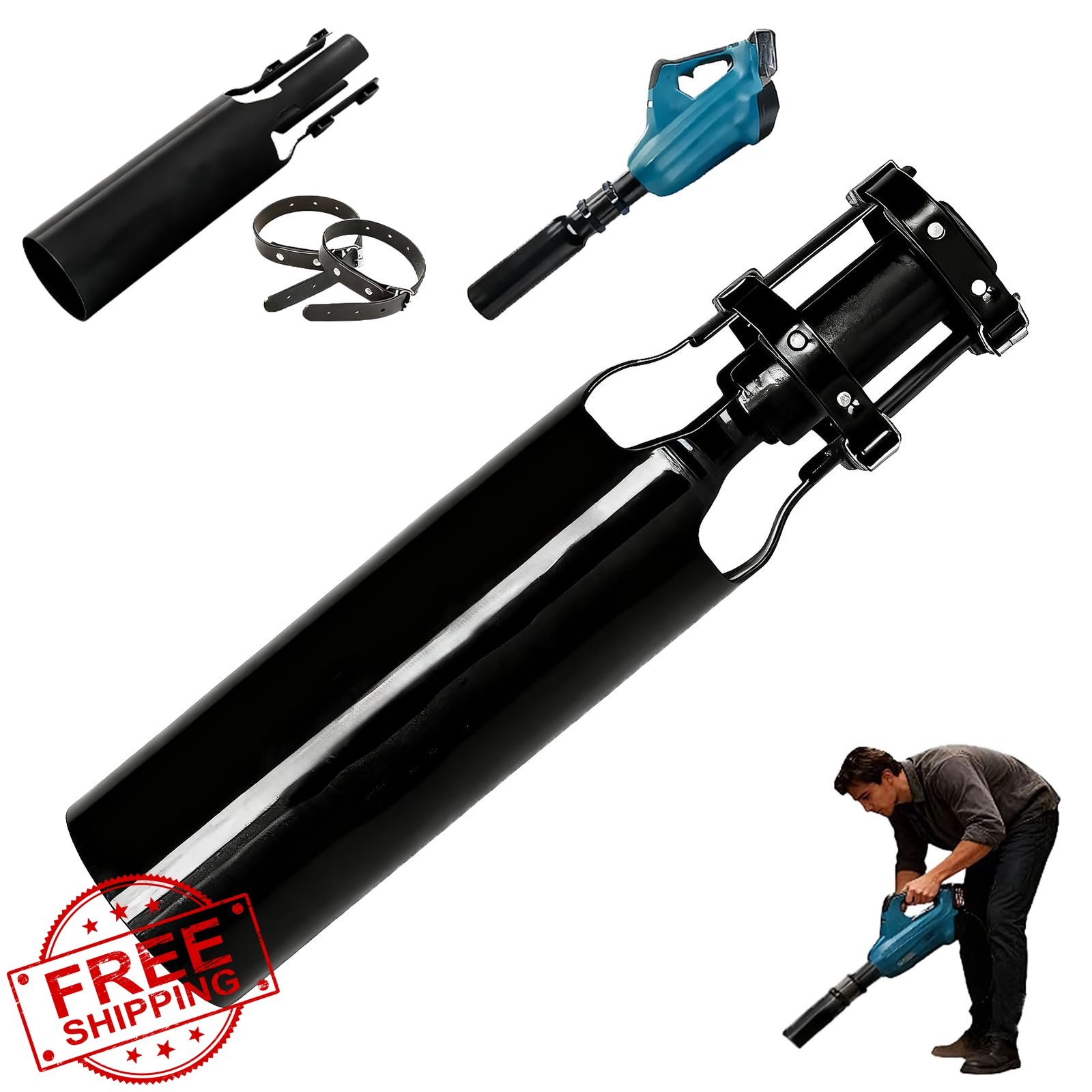 Airflow Booster for Leaf and Snow Blowers - Enhance Speed and Power with Cycl...