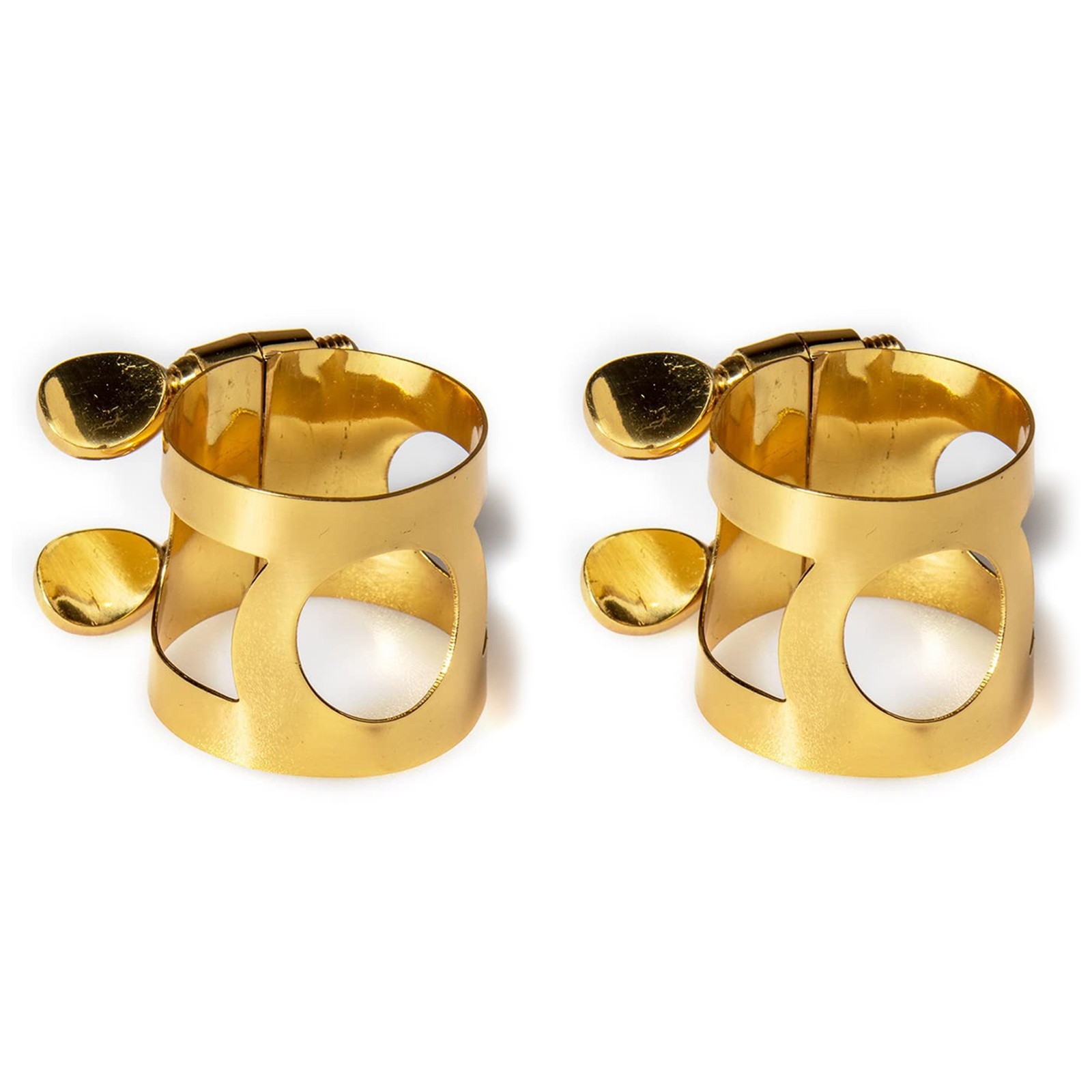 2X Alto Sax Ligature Fastener  Screws Brass Ligature for Saxophone4782