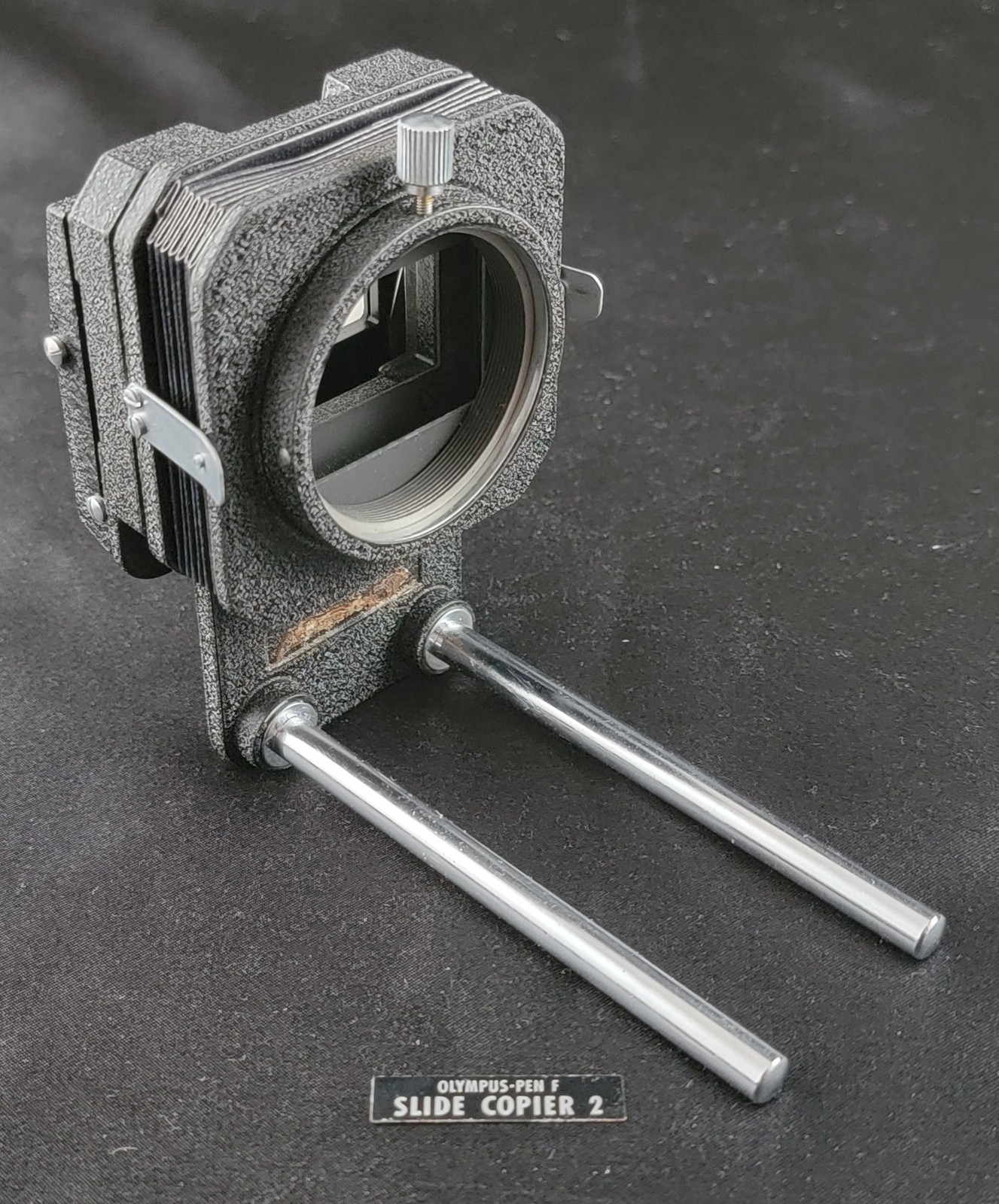 Olympus PenF Camera Slide Copier-2 Tokyo Japan Lens Bellows Vintage