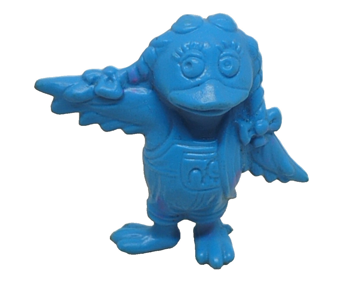 McDonalds 1981 RARE Birdie Early Bird Blue 2" Collector Happy Meal Toy