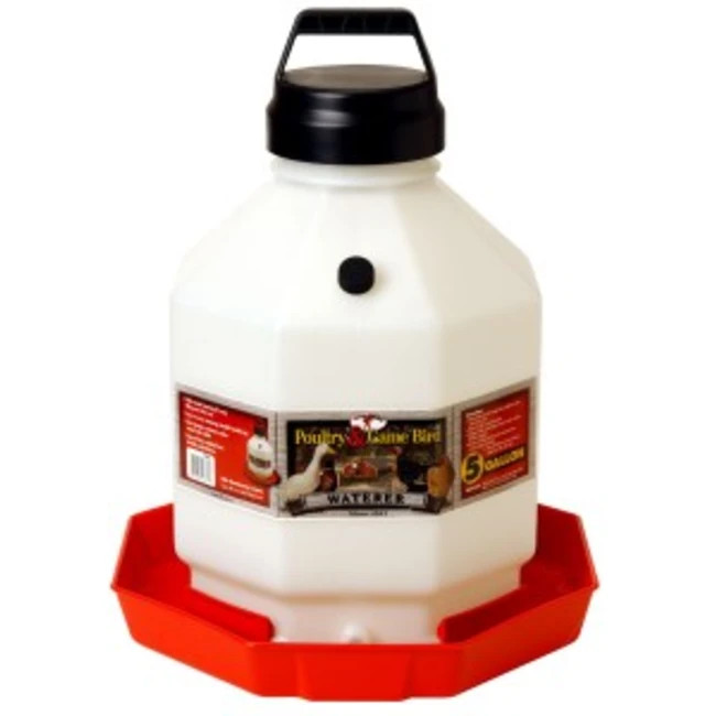 Miller Plastic Poultry Waterer 5 Gallon