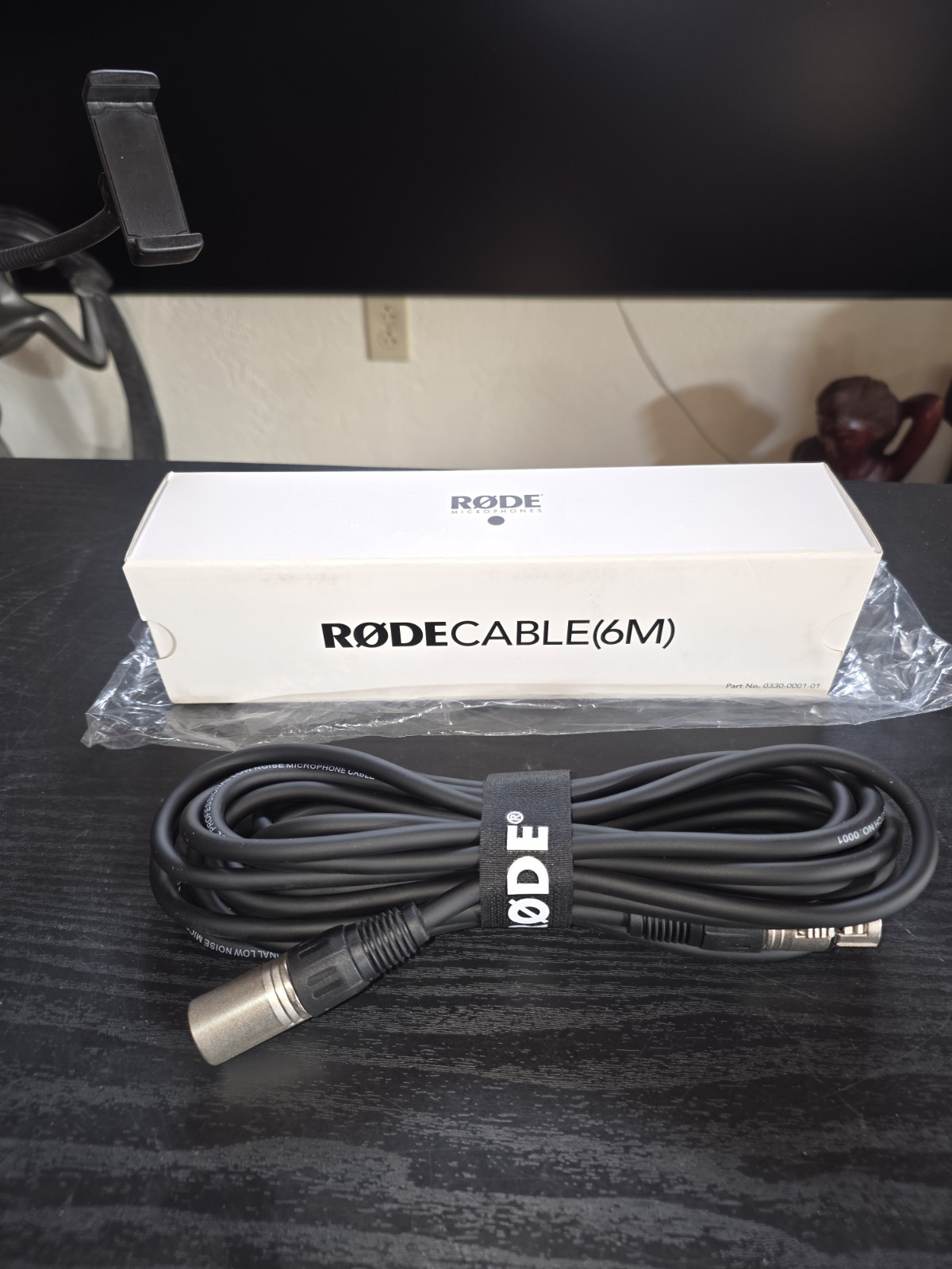 Rode XLR-6 Premium XLR Cable 6m, 20ft. Black