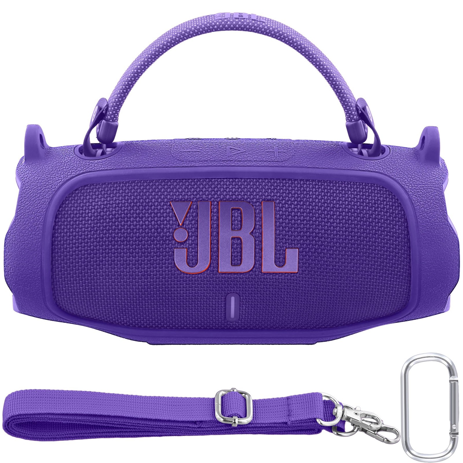 Silicone Case Compatible with JBL Charge 6 Portable Bluetooth Speaker(Purple ...