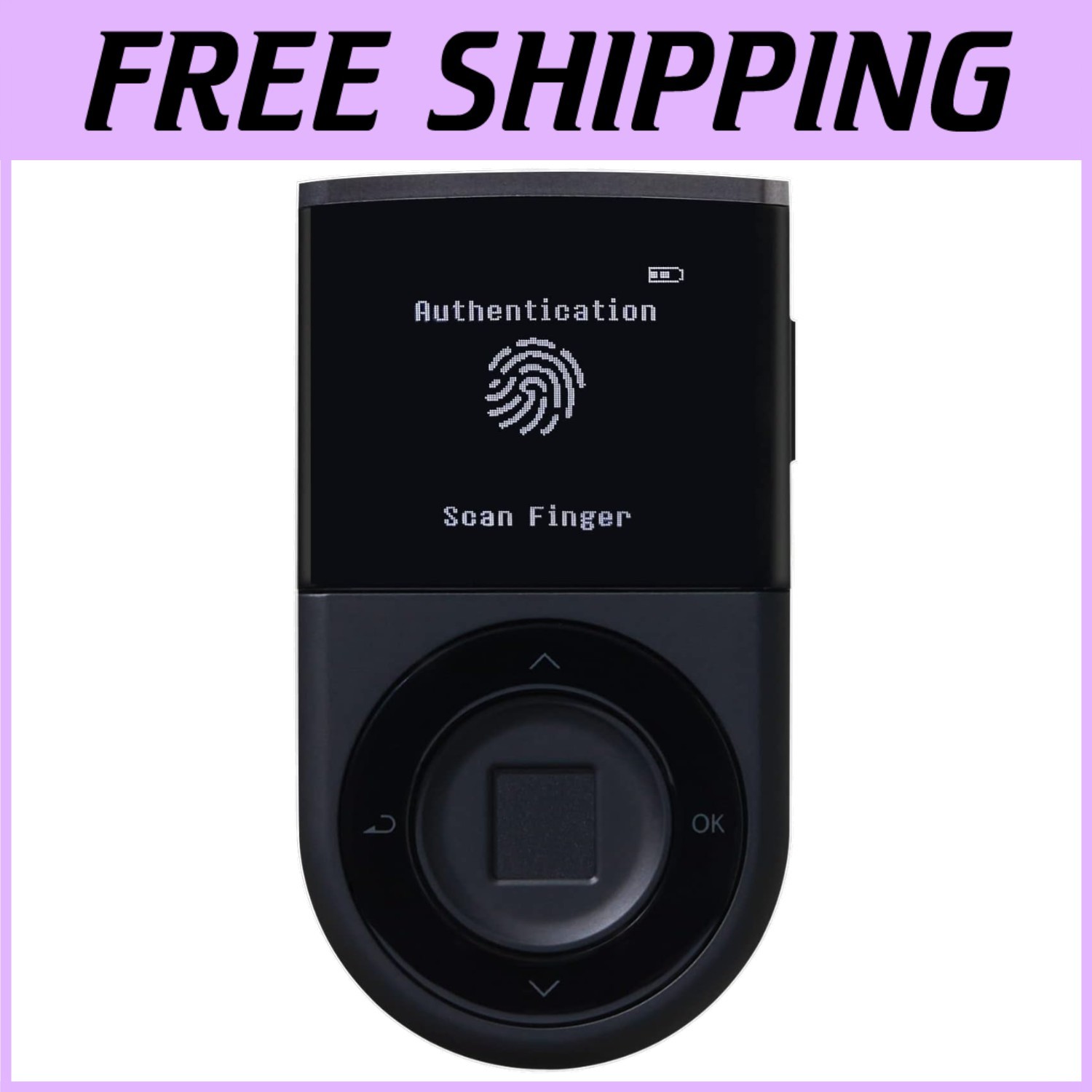 Biometric Cold Wallet for Crypto with Fingerprint Security