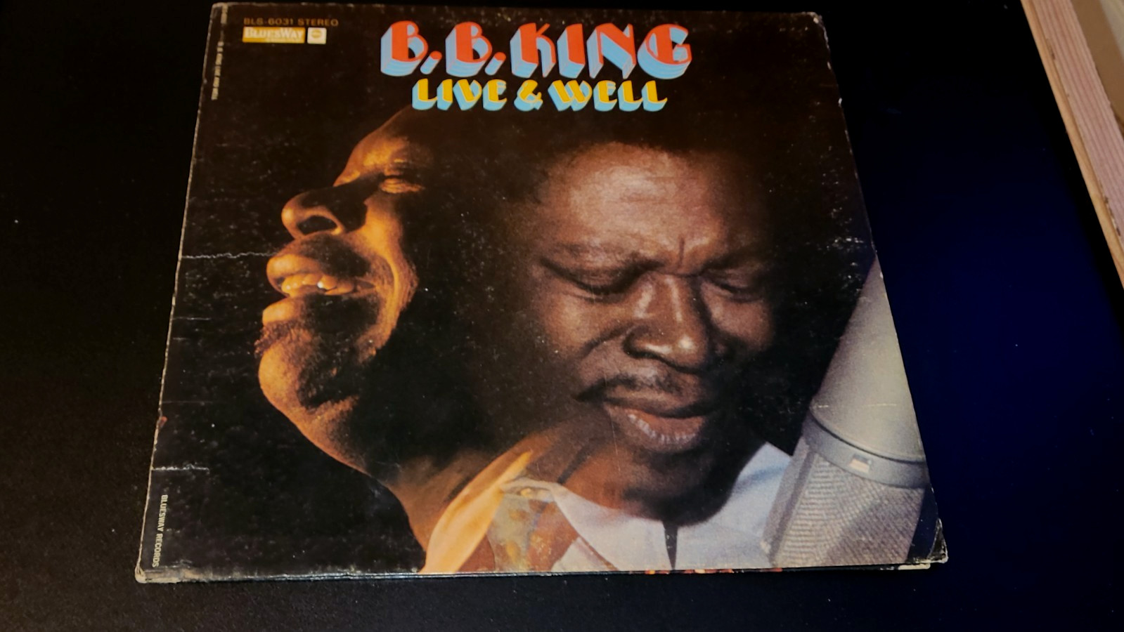 B.B. King   Live & Well  Vinyl LP 1969 Bluesway  JUST COVER NO RECORD