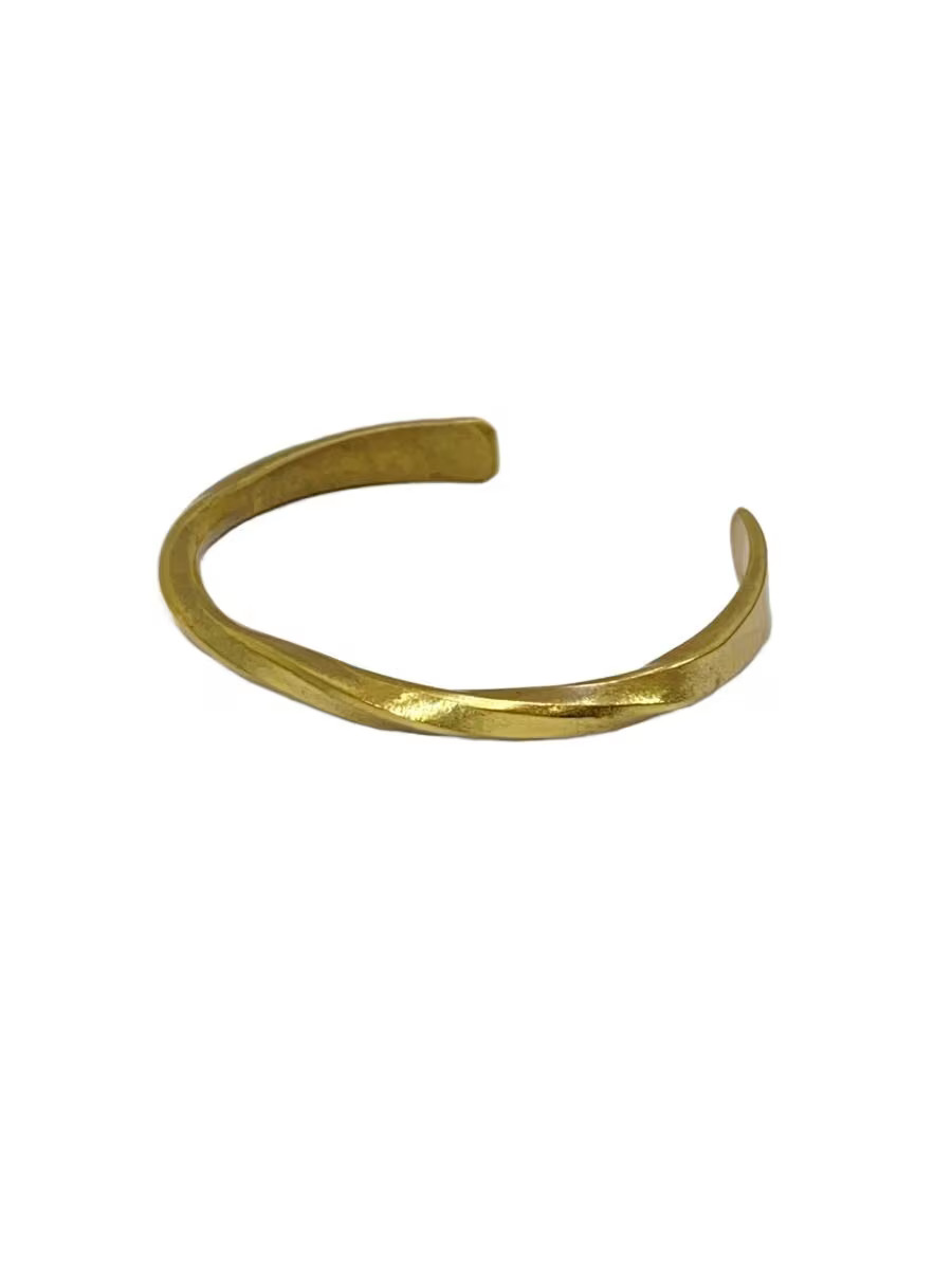 Studebaker Metals Bangle Brass Gld Minor Scratches Ladies M1s29