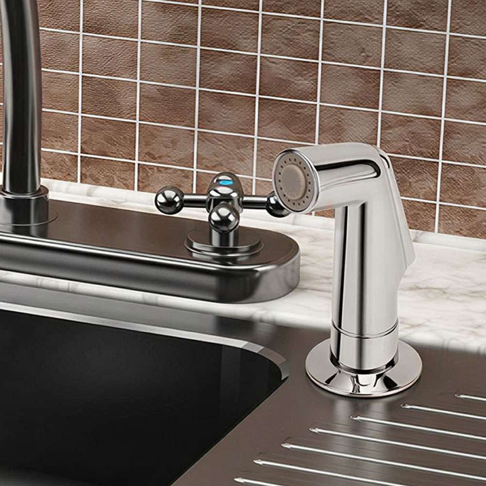 Kitchen Sink Side Sprayer Head Replacement Universal Attachment Pull Out Faucet
