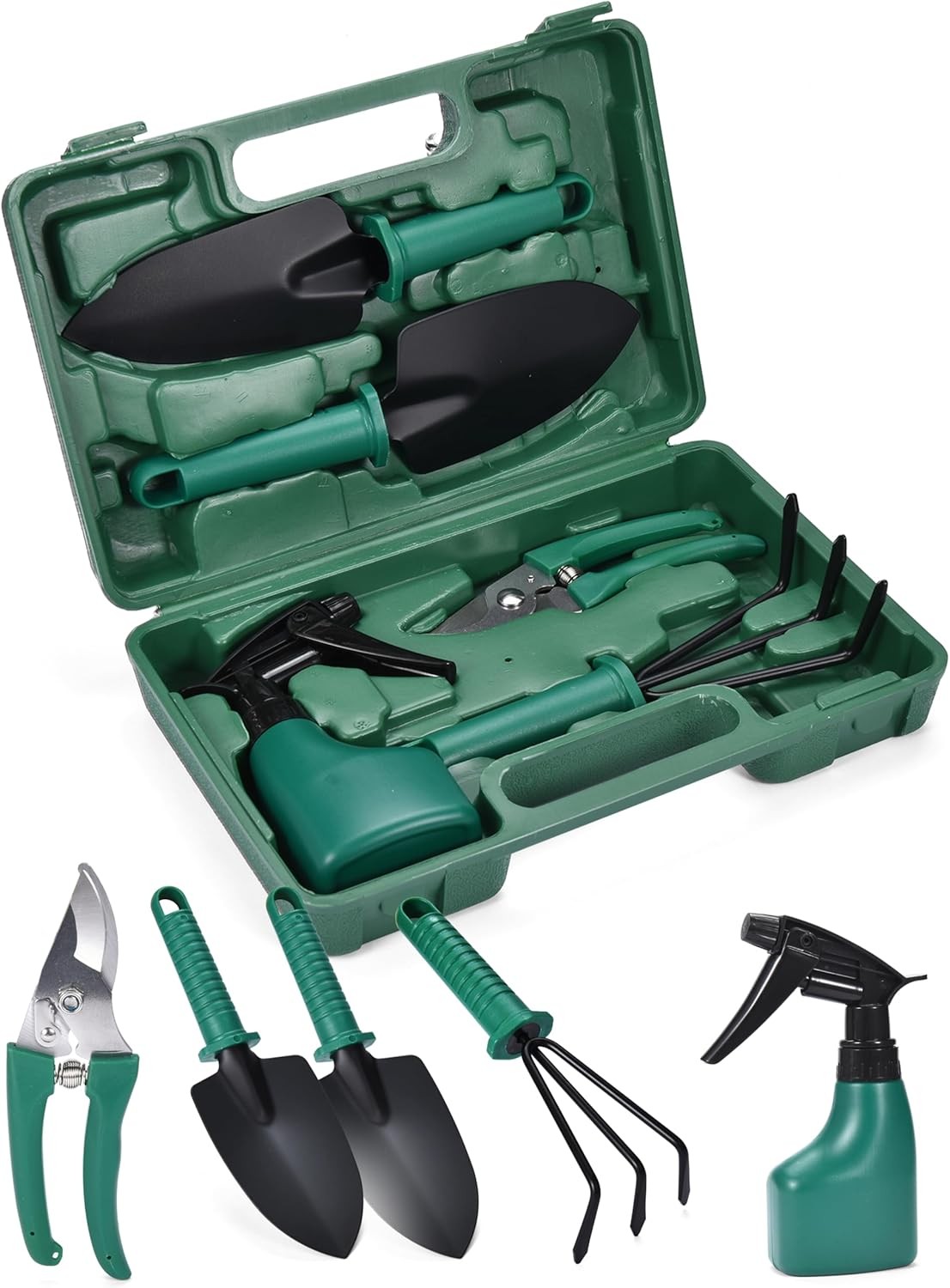 Garden Tool Set - 5-Piece Durable Gardening Hand Tools - 3x12x7-inch Garde