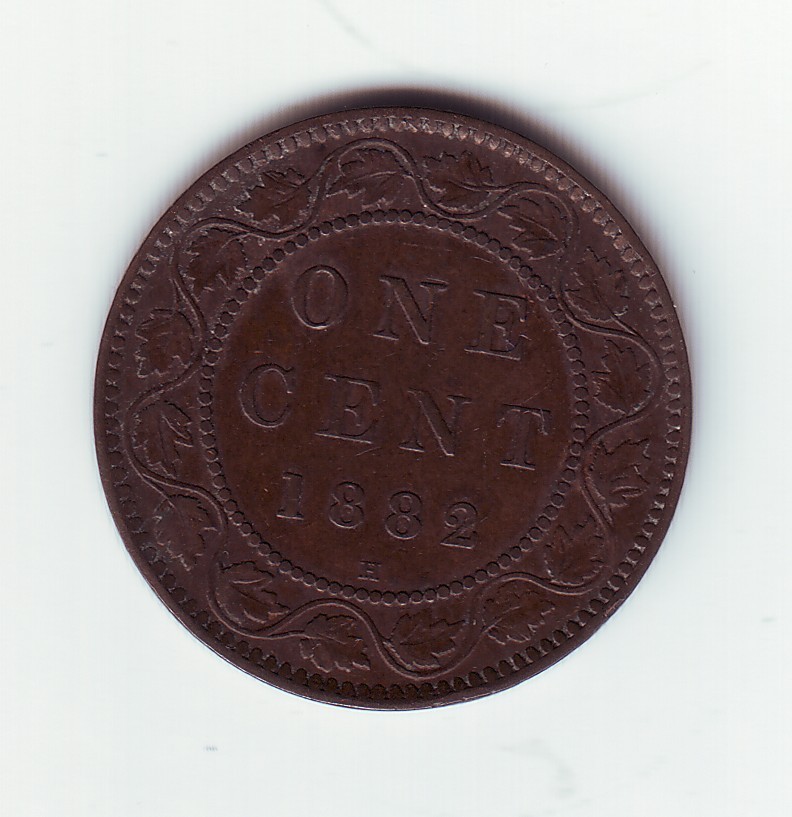 Variety Canada Large Cent  Victoria 1882