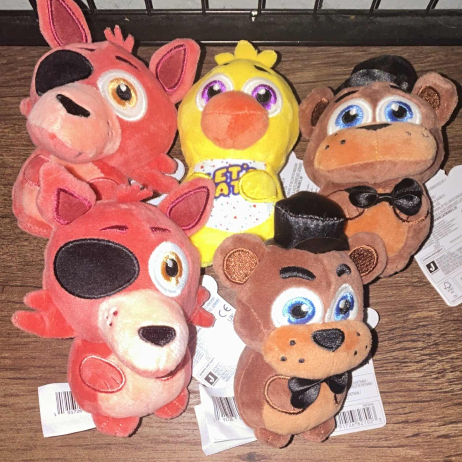 Five Nights at Freddy's Plush Set Foxy Freddy Chica