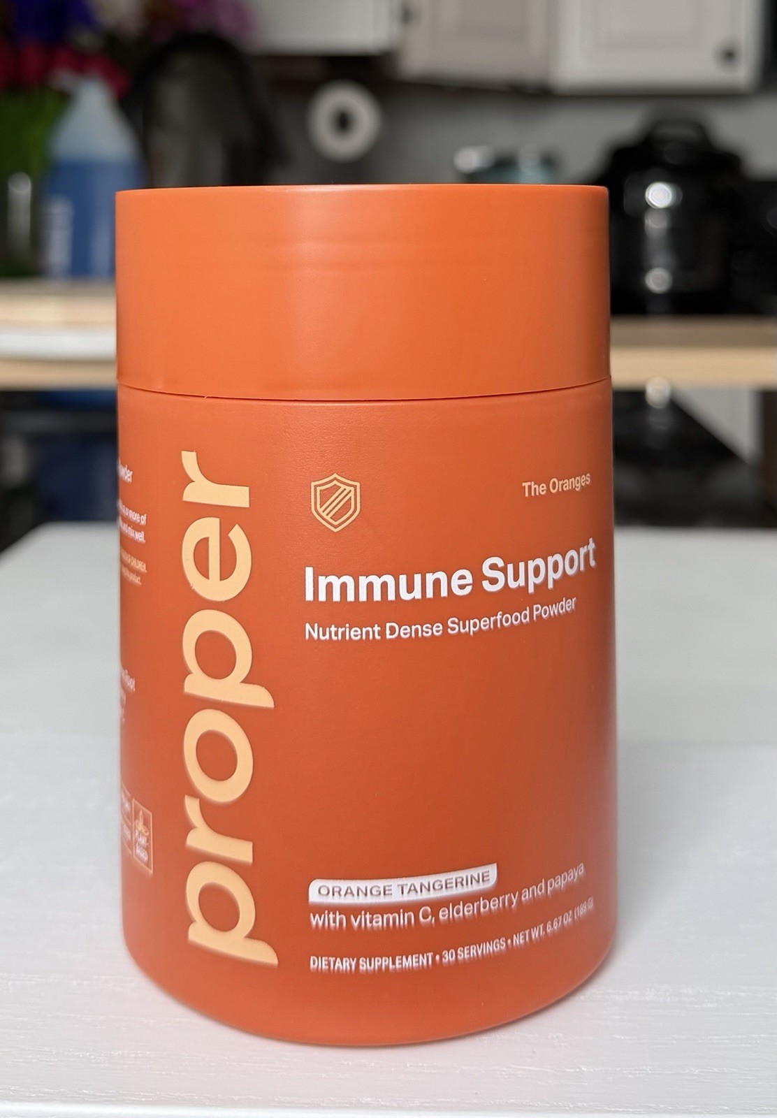 Proper Immune Support Superfood Powder Orange Tangerine EXP 01/2027