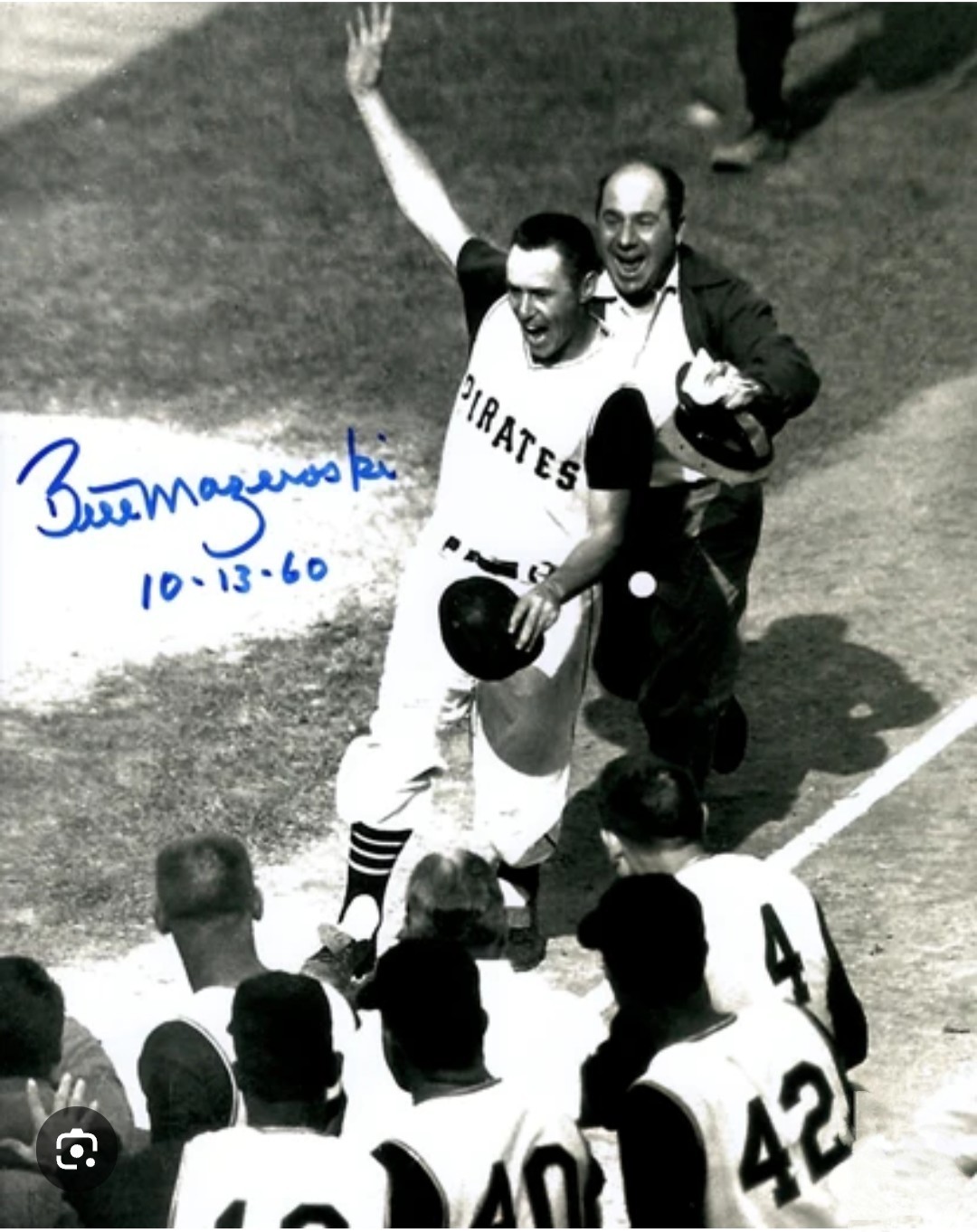 FRAMED Bill Mazeroski Pittsburgh Pirates Signed 8x10 Autographed Photo reprint