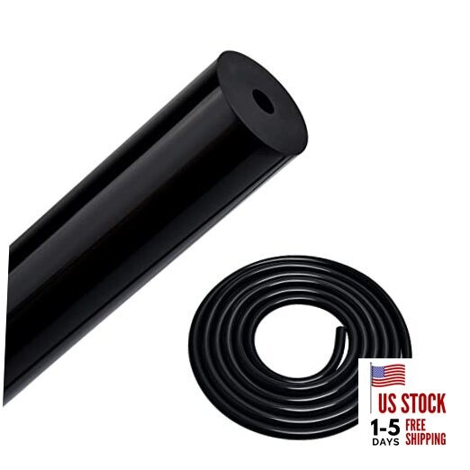  1/8 Silicone Vacuum Tubing Hose Line 5FT 130PSI Max Pressure 1/8 5FT Black