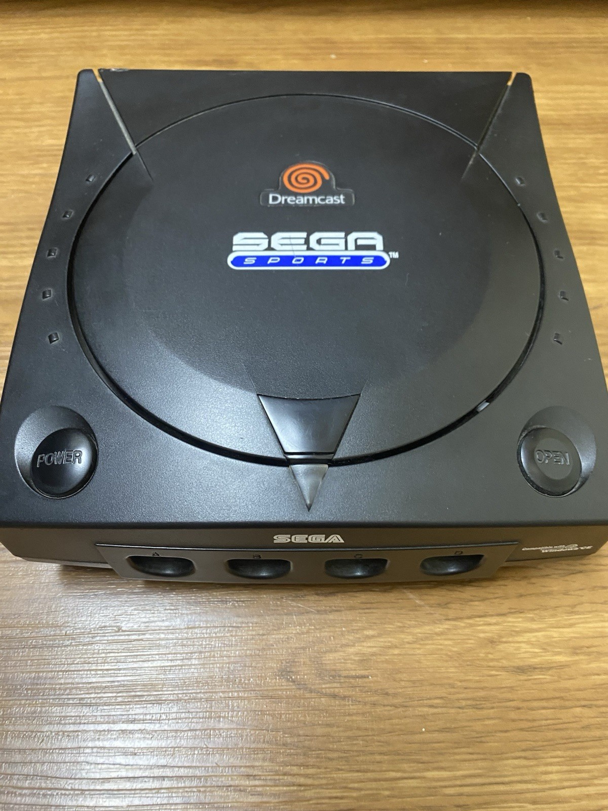 SEGA Dreamcast Sports Edition Console Black w/ Controller, Cables & Gamedisc