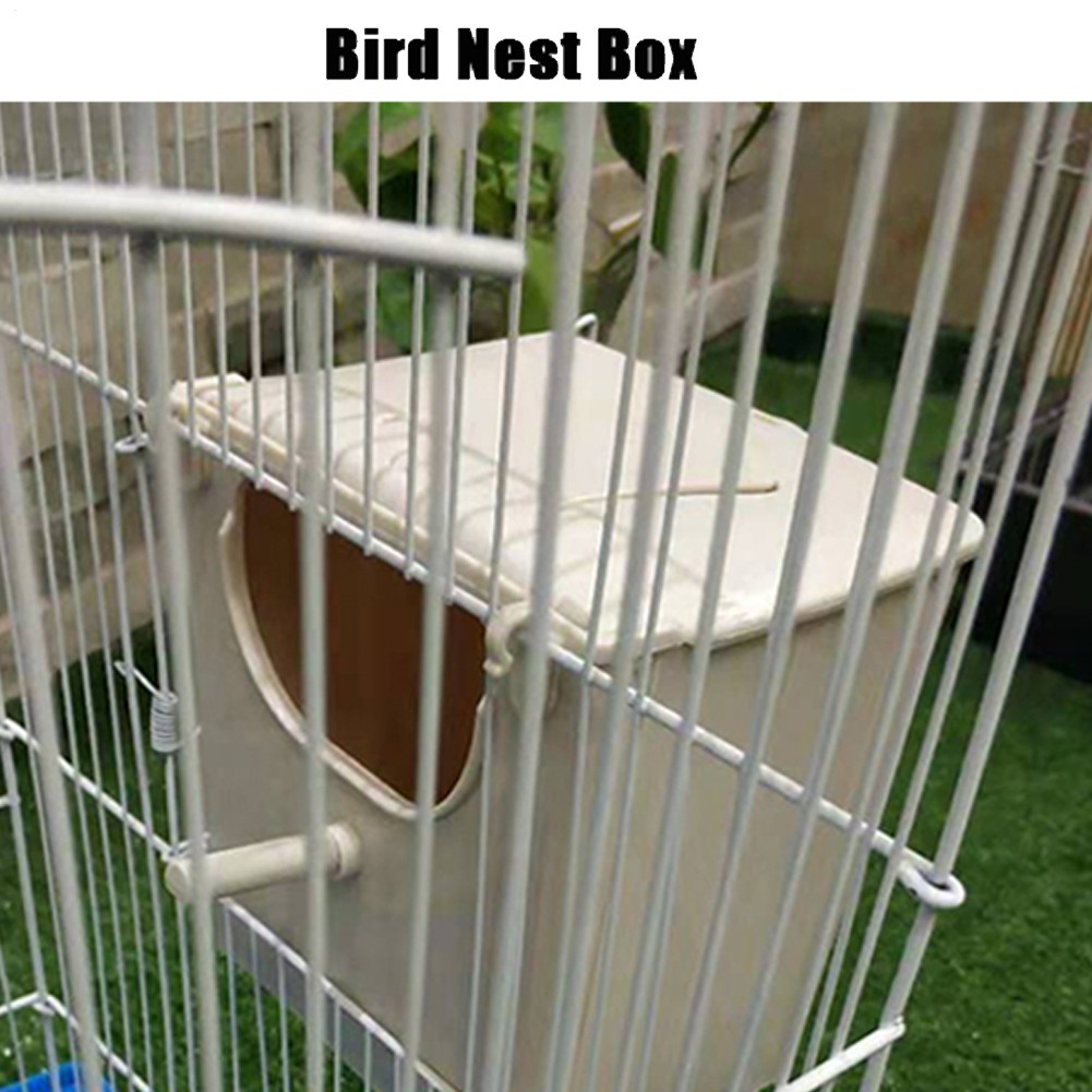 Parakeet House Mating Breeding Box Cage Box With Perch For Birds Nesting Box