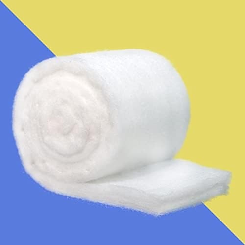 2 PCS Aquarium White Filter Floss Pad Polyester Media 0.28x0.39x39 Inch