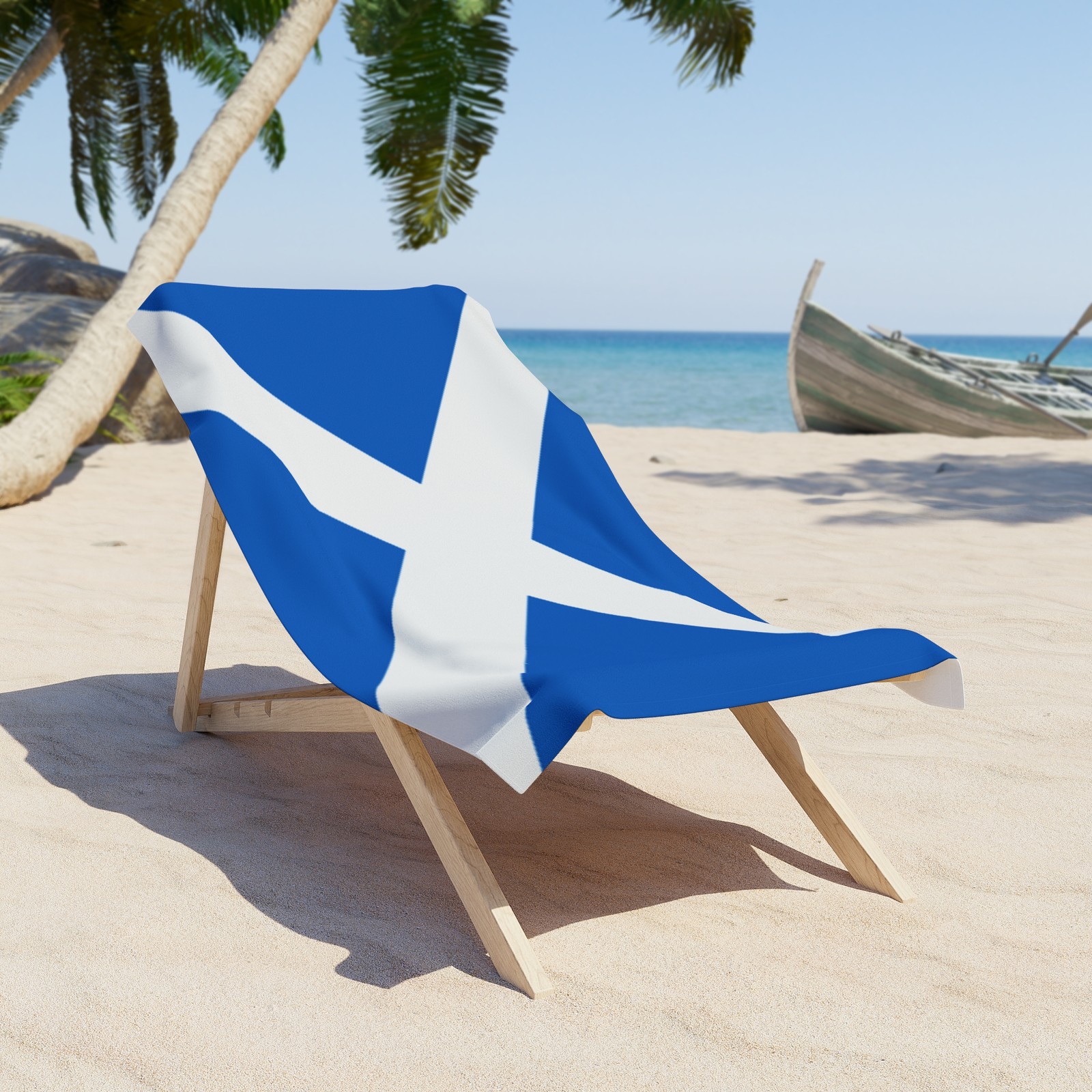 Scotland Flag Beach Towel