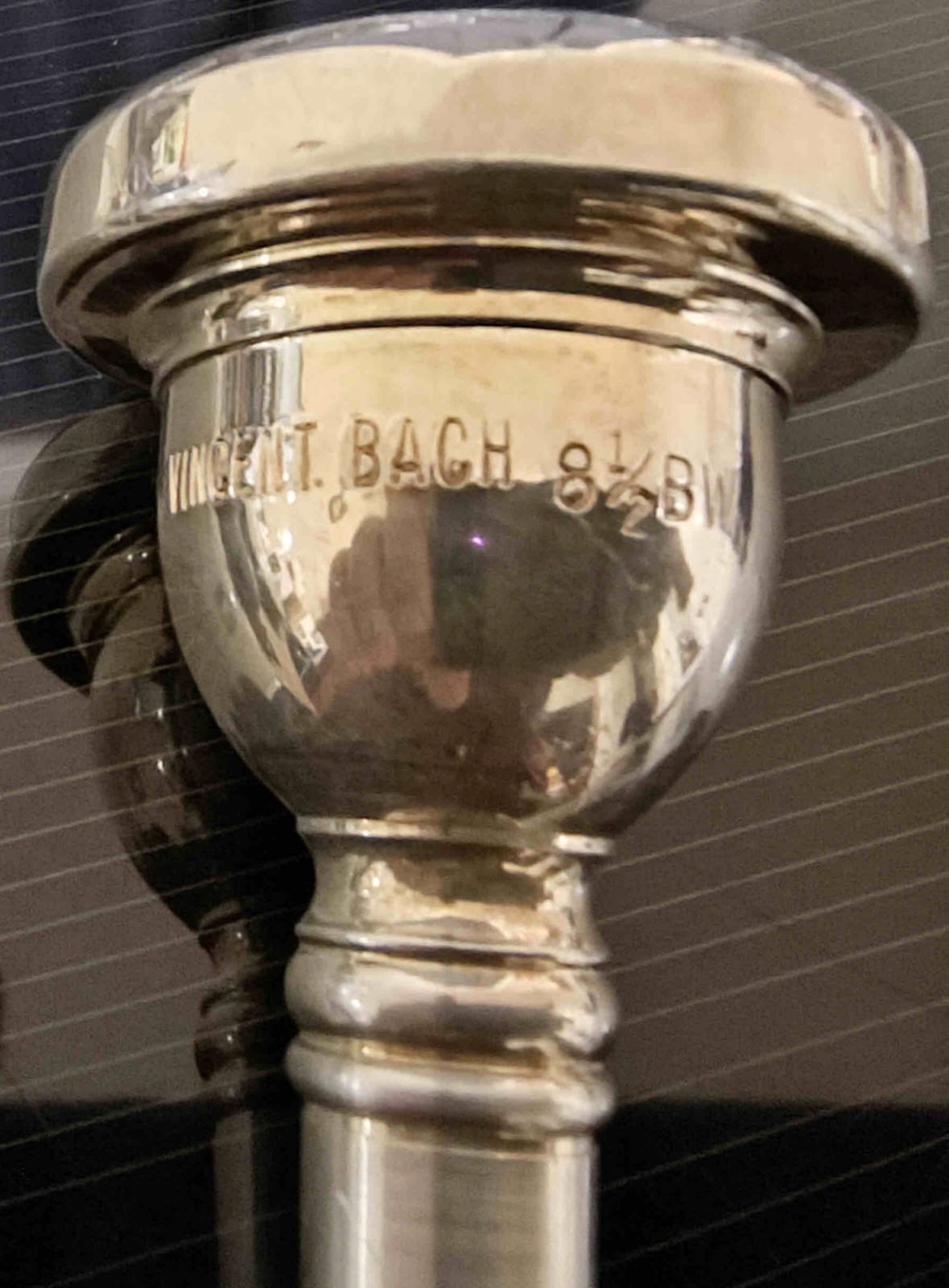 Trombone/Baritone mouthpiece small shank 8.5 BW BACH