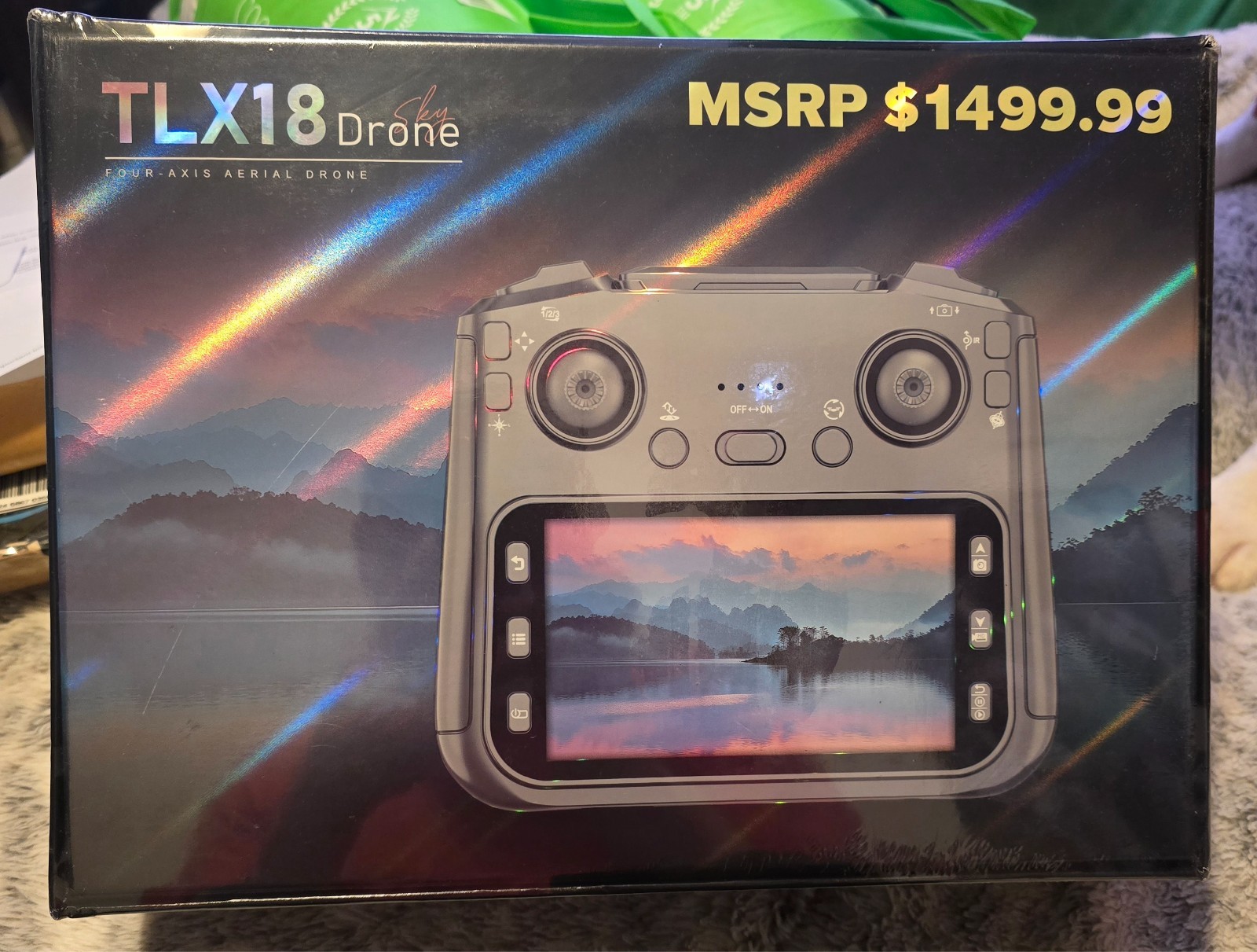 DMES TLX18 Sky Drone Four-Axis Aerial Drone OS Black NEW HD Camera