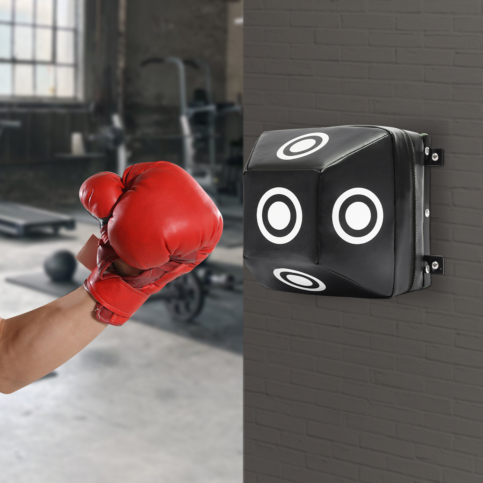 Wall Mount Uppercut Boxing MMA Training Punching Target Size: 12 *12 *10 in